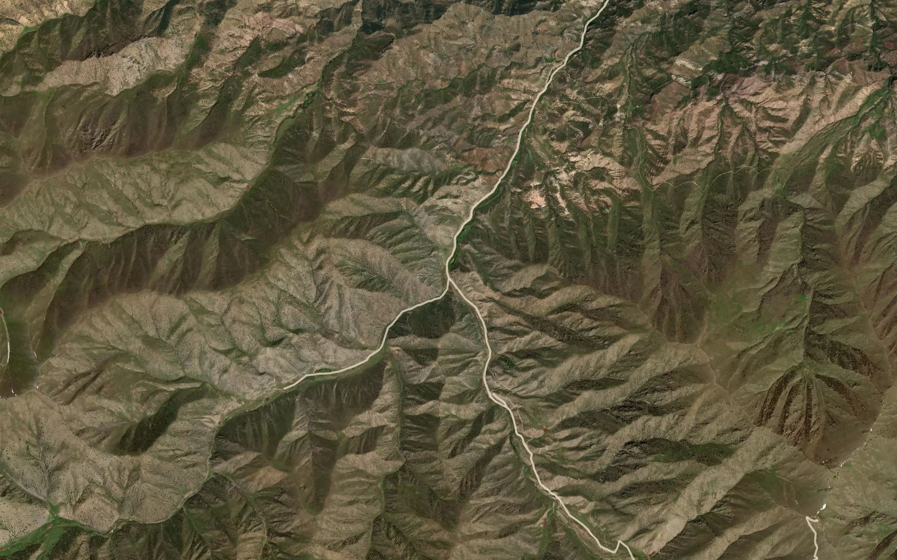 Satellite map of the Charkanak-Say