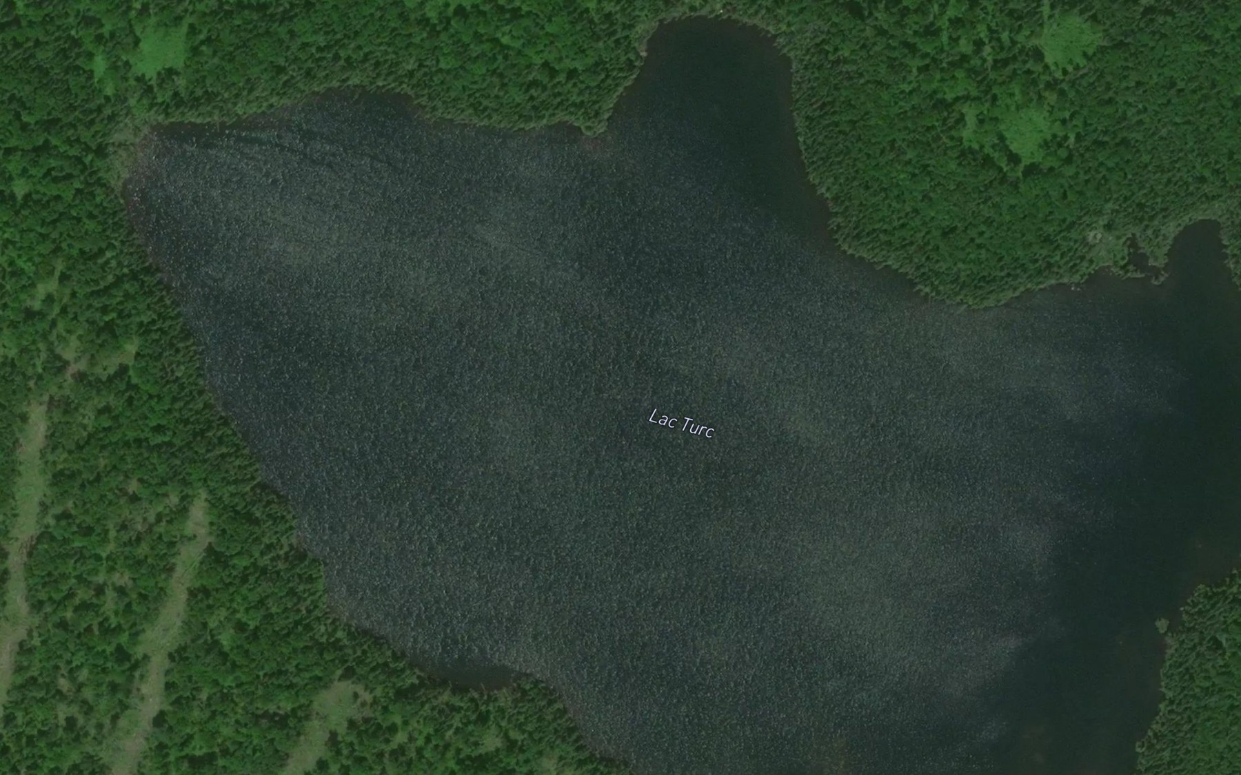 Satellite map of the Lac Turc