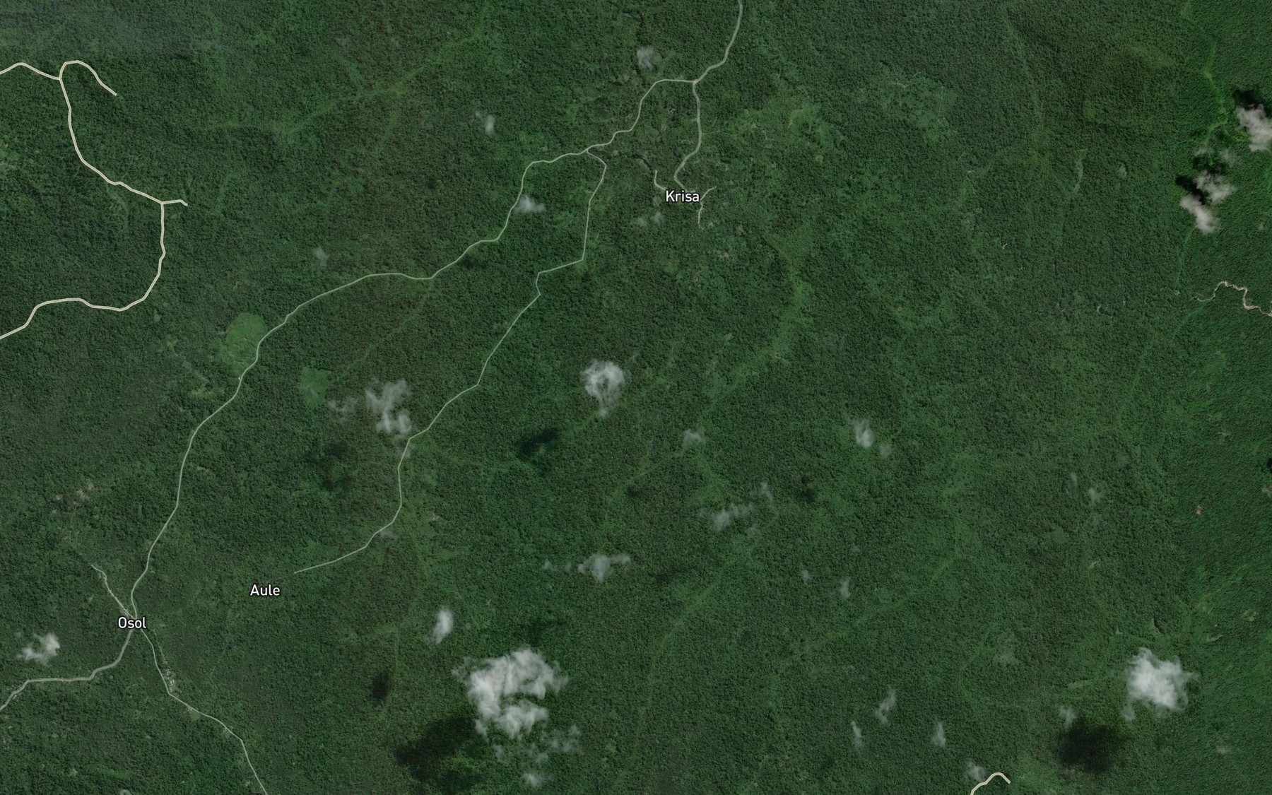 Satellite map of the Ugunu Creek