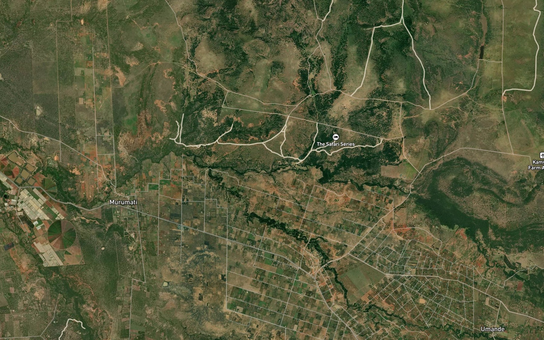 Satellite map of the Kitaloswani