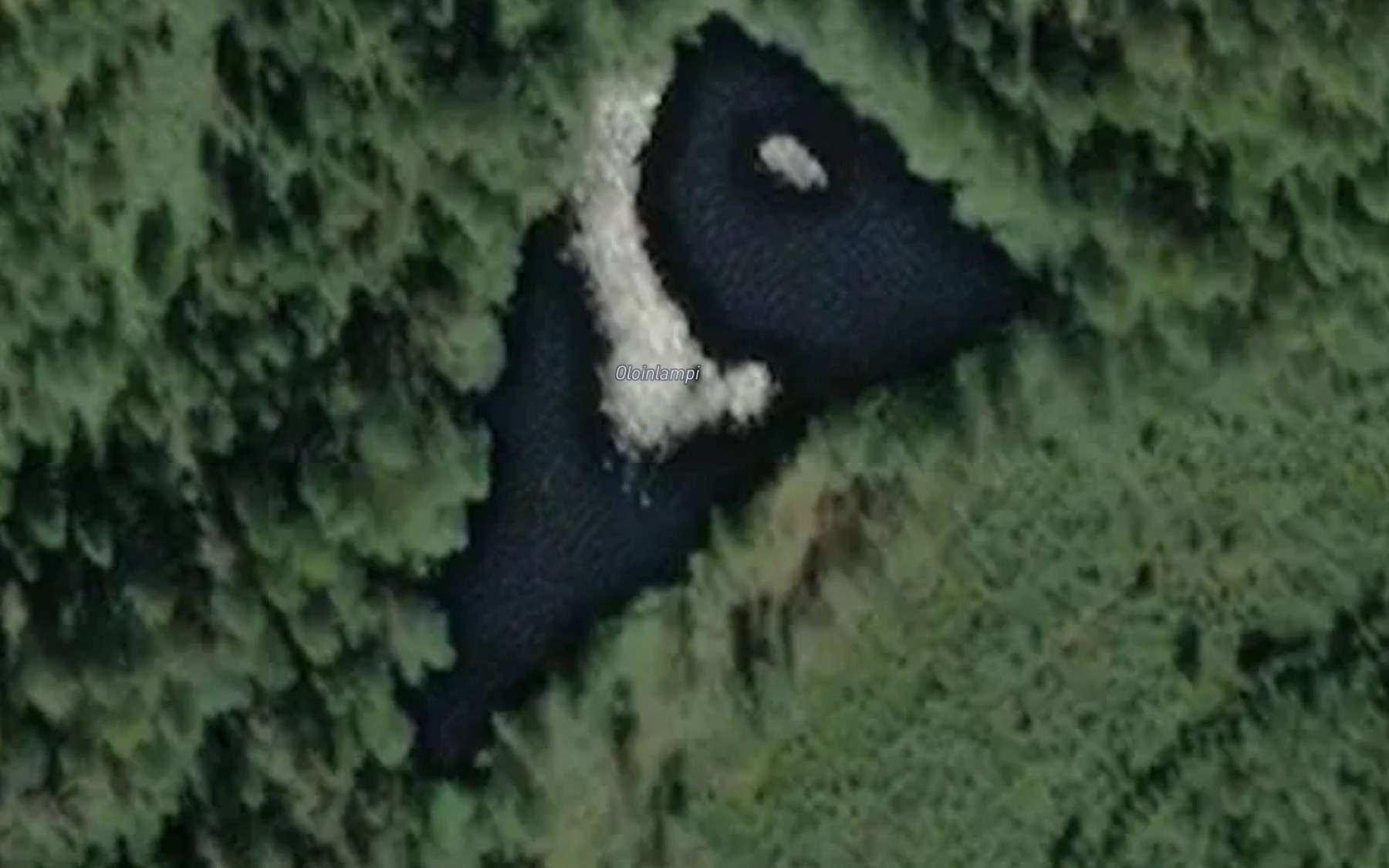 Satellite map of the Oloinlampi