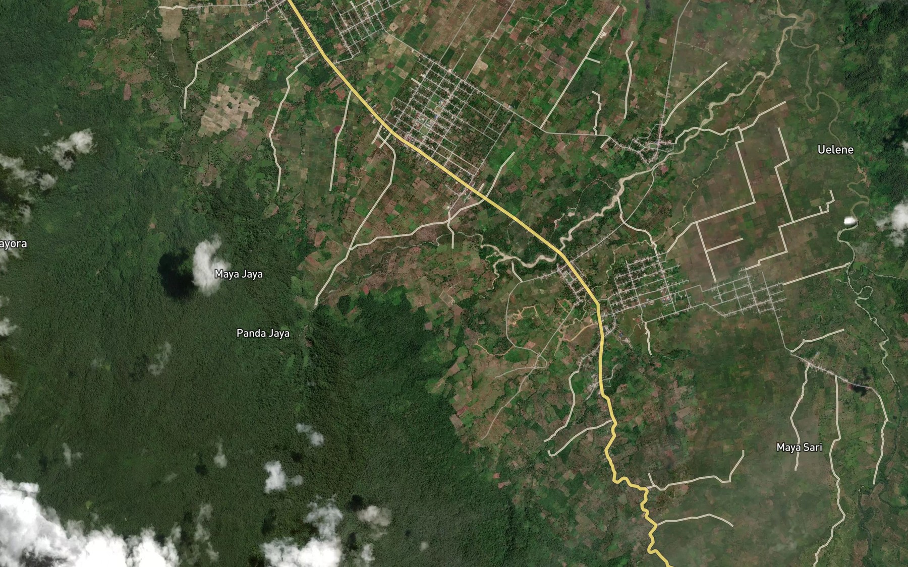 Satellite map of the Koro Pentinia