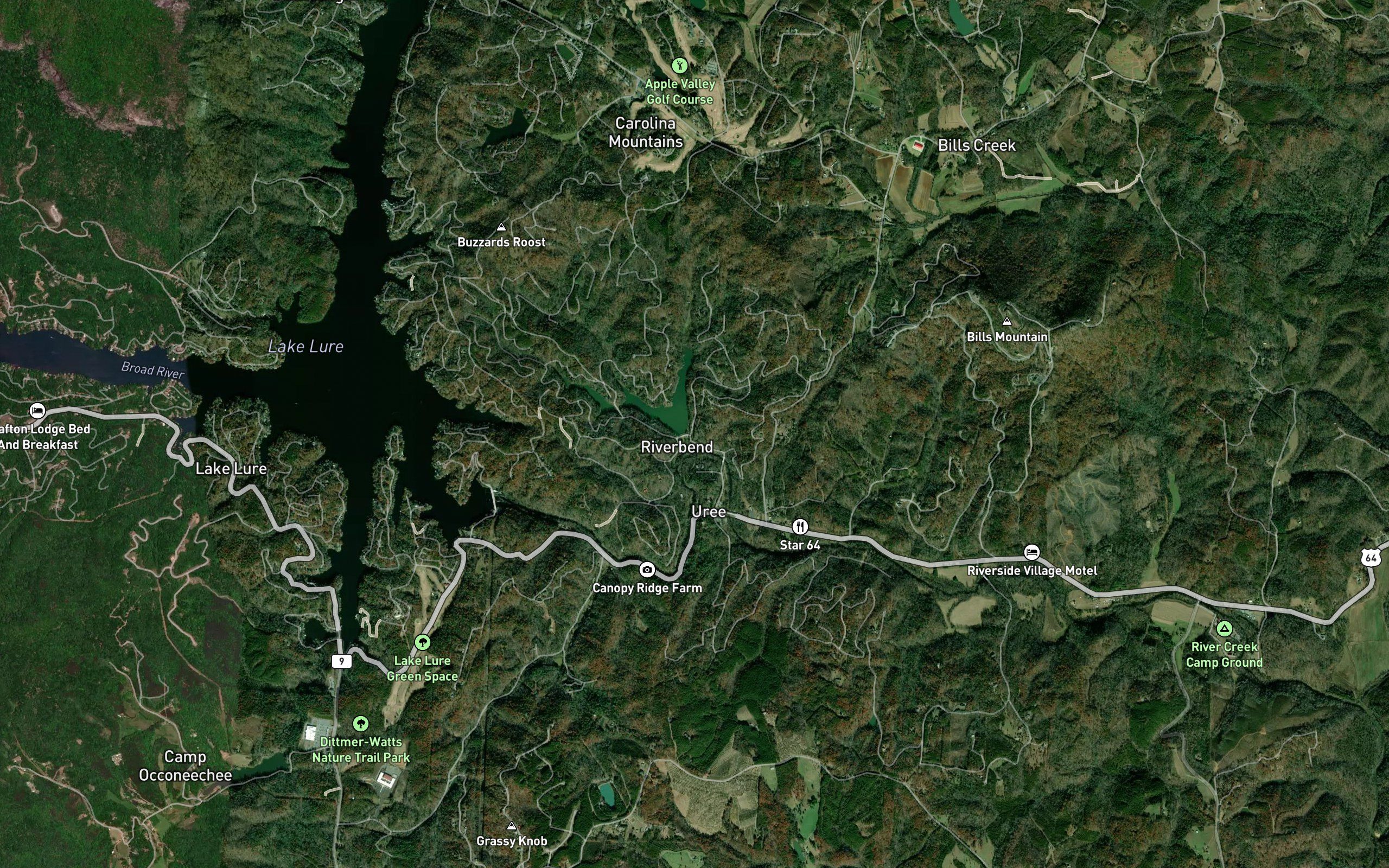 Hickory Nut Lower Lake