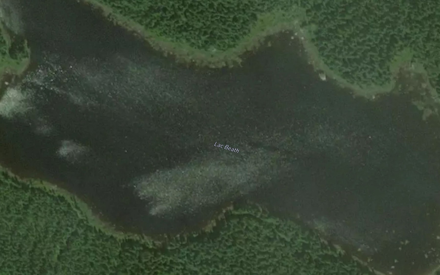 Satellite map of the Lac Beath