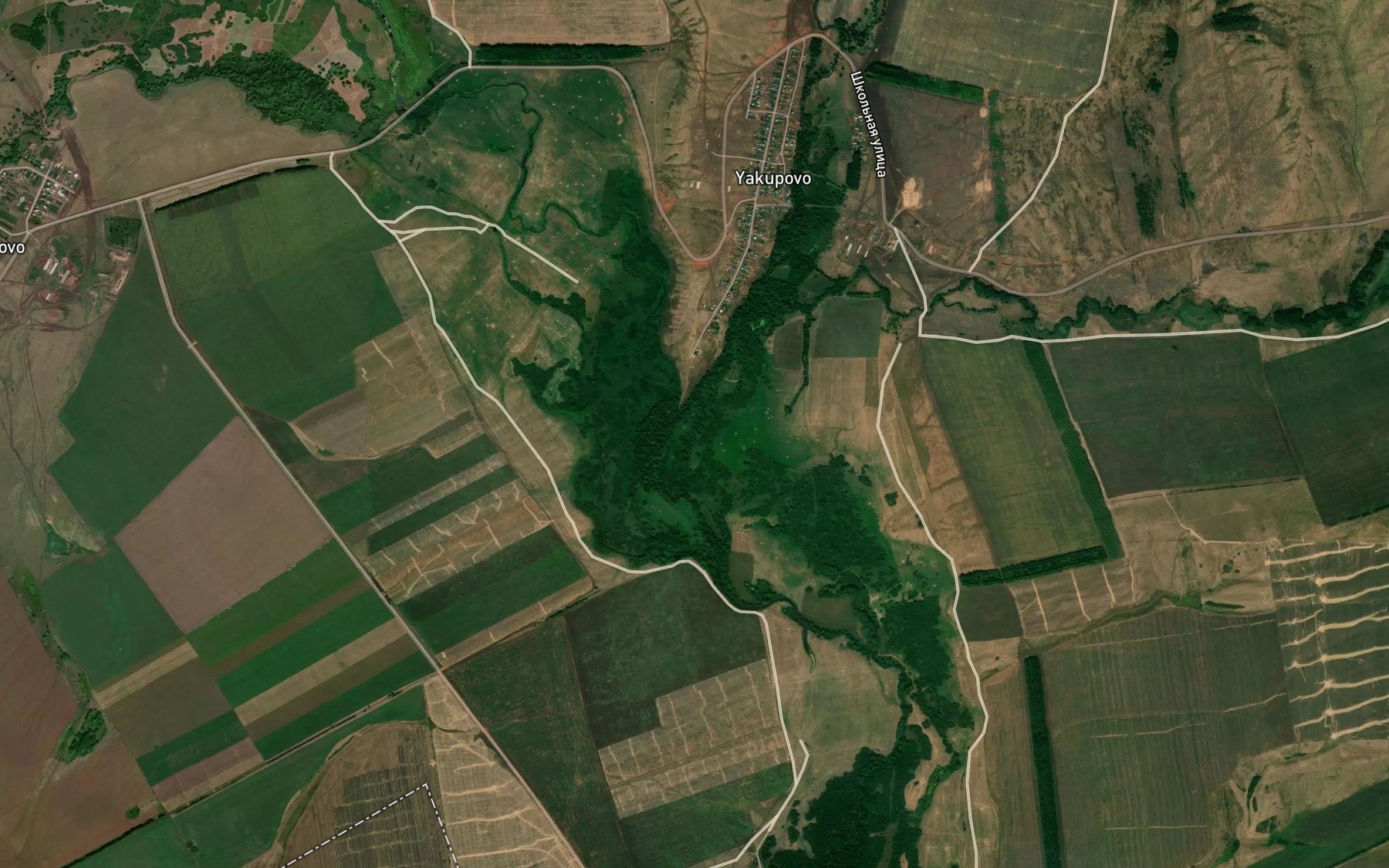 Satellite map of the Shaytanka