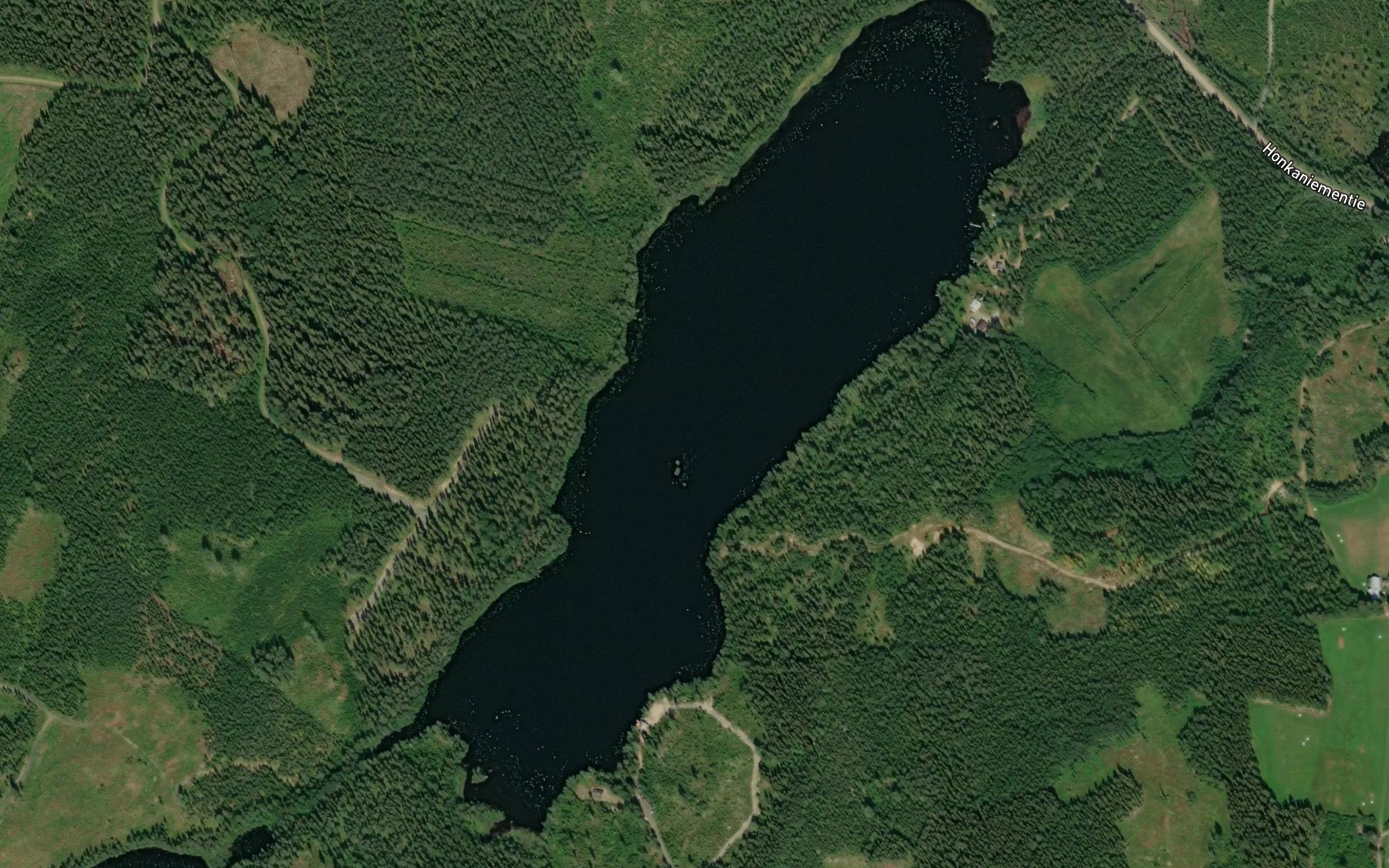 Satellite map of the Tillilampi