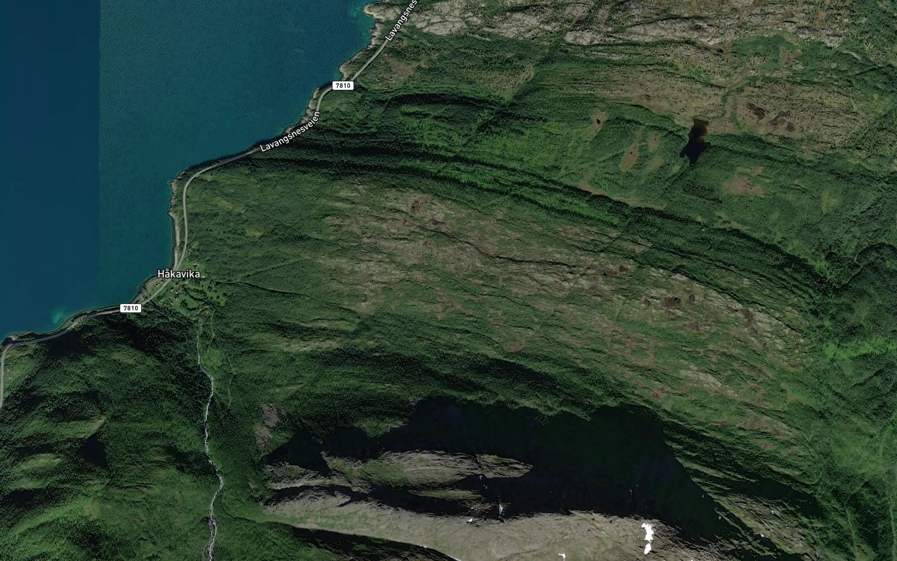 Satellite map of the Torstebekken