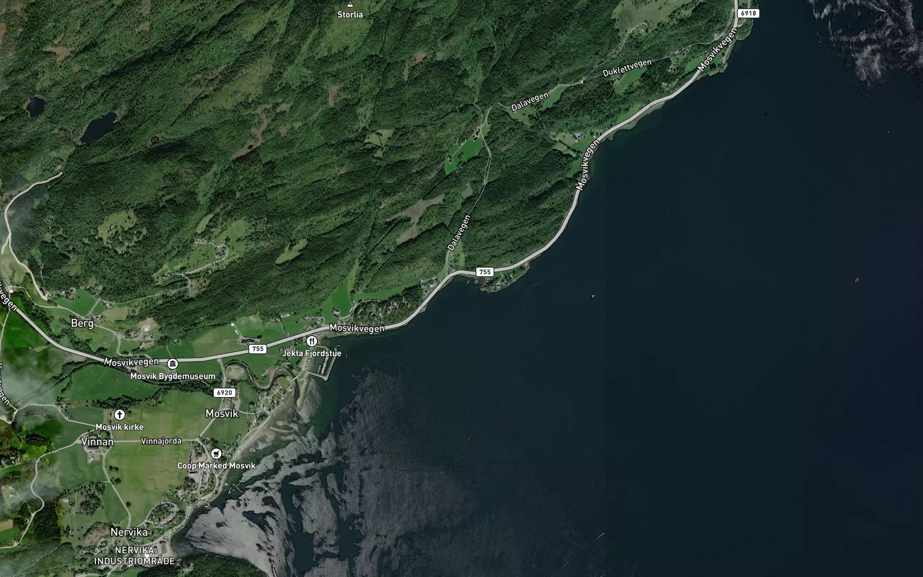 Satellite map of the Dalabukta