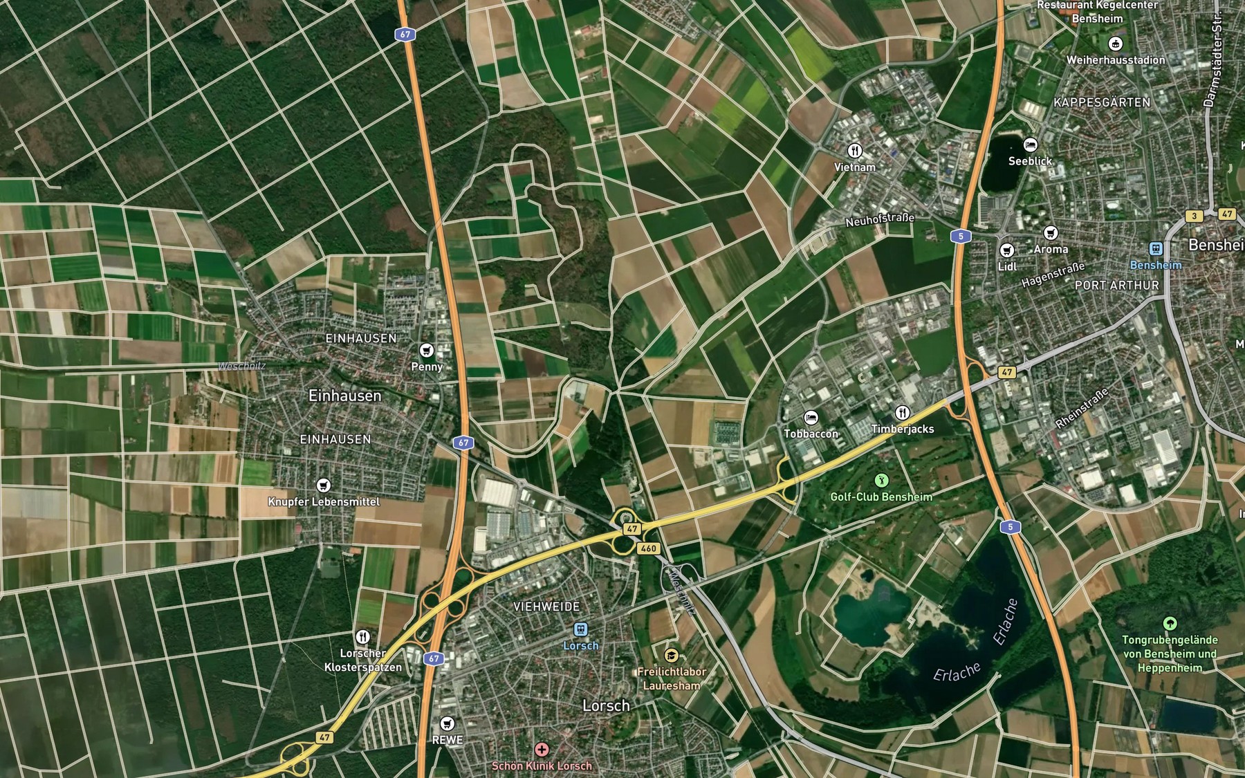 Satellite map of the Neuer Graben