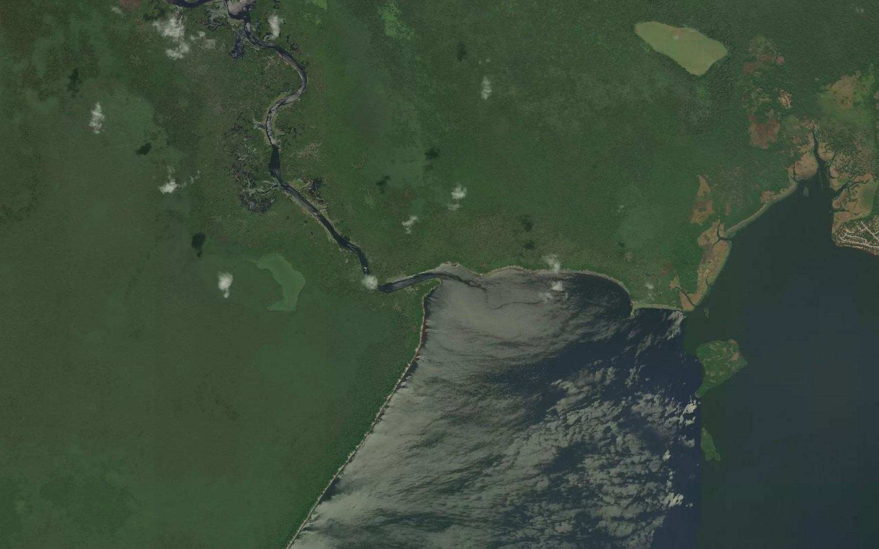 Satellite map of the Batoko