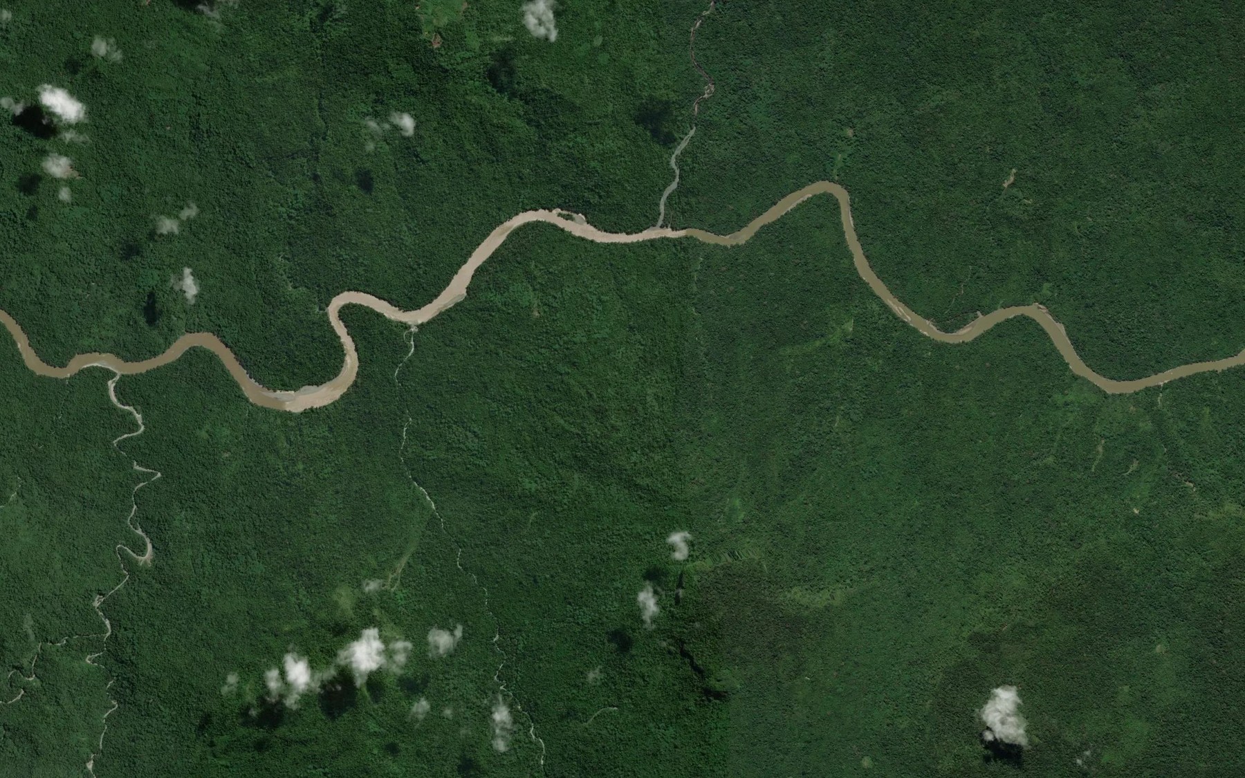 Satellite map of the Agiobilei Creek