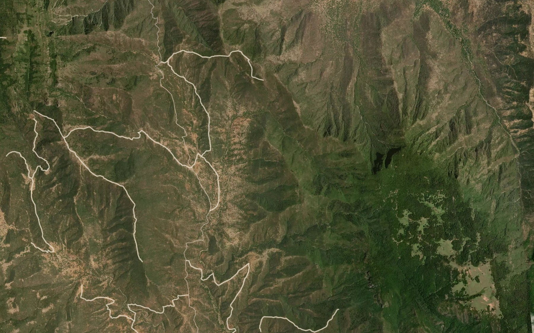 Satellite map of the Labarlesoit Dam