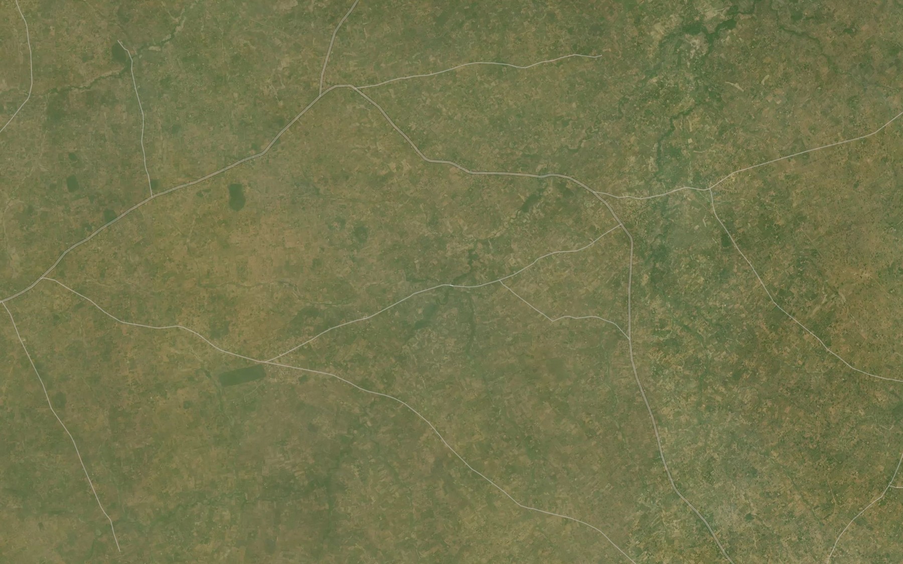 Satellite map of the River Uno