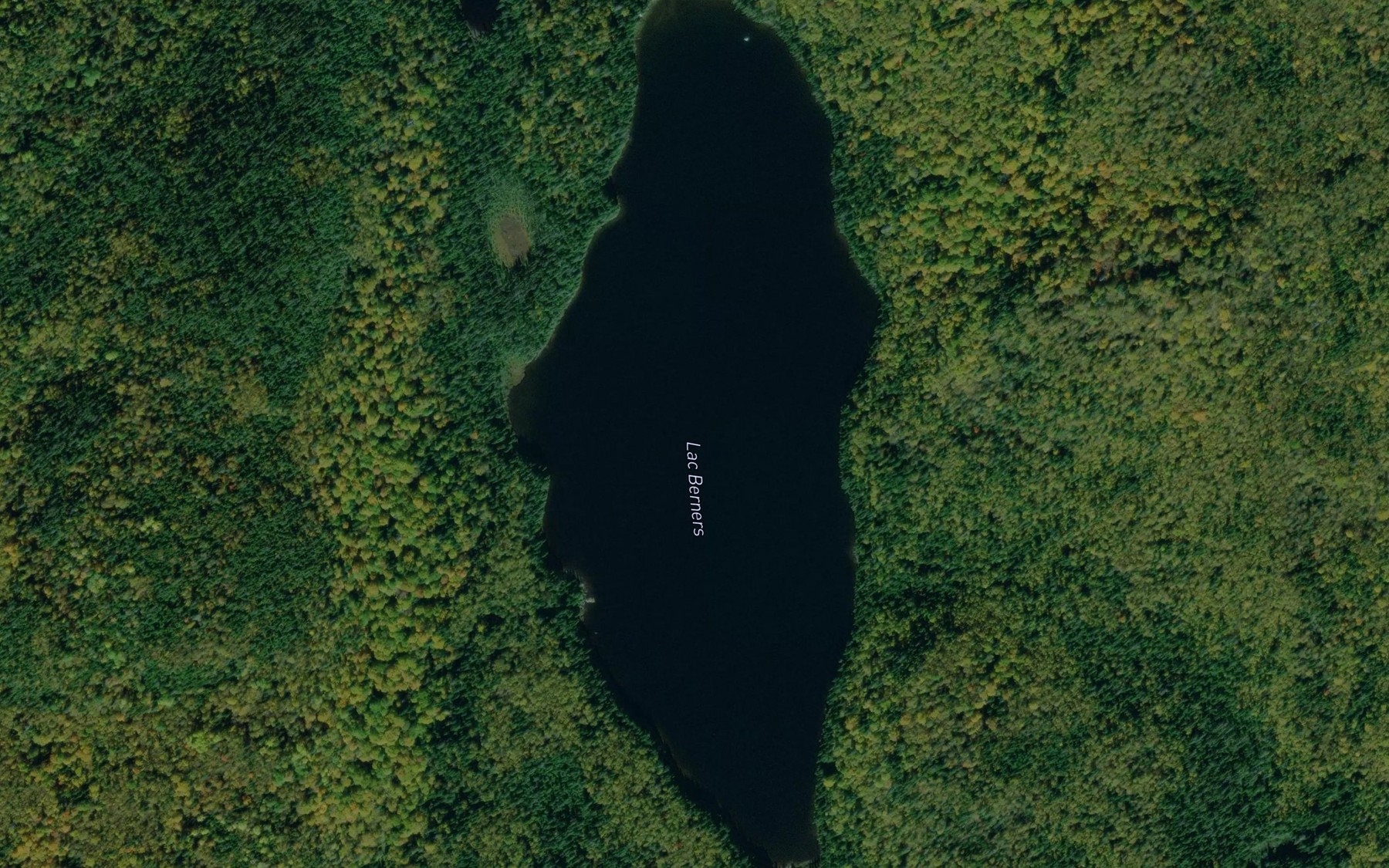 Satellite map of the Lac Berners