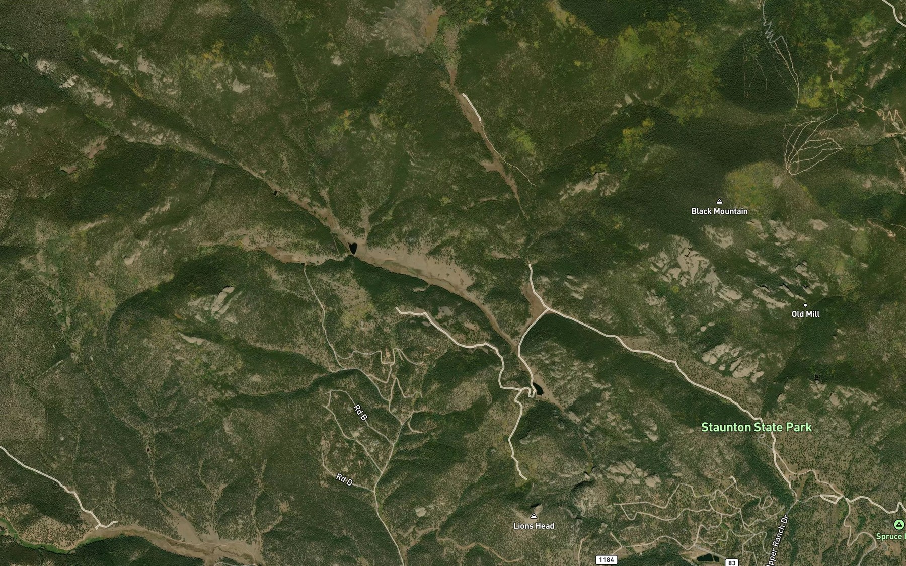Satellite map of the Berrien Ditch 3