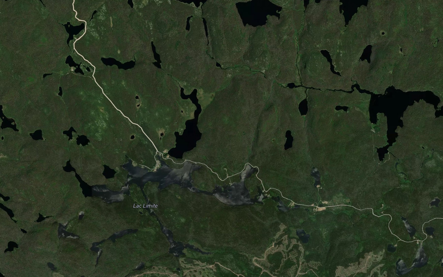Satellite map of the Lac Real