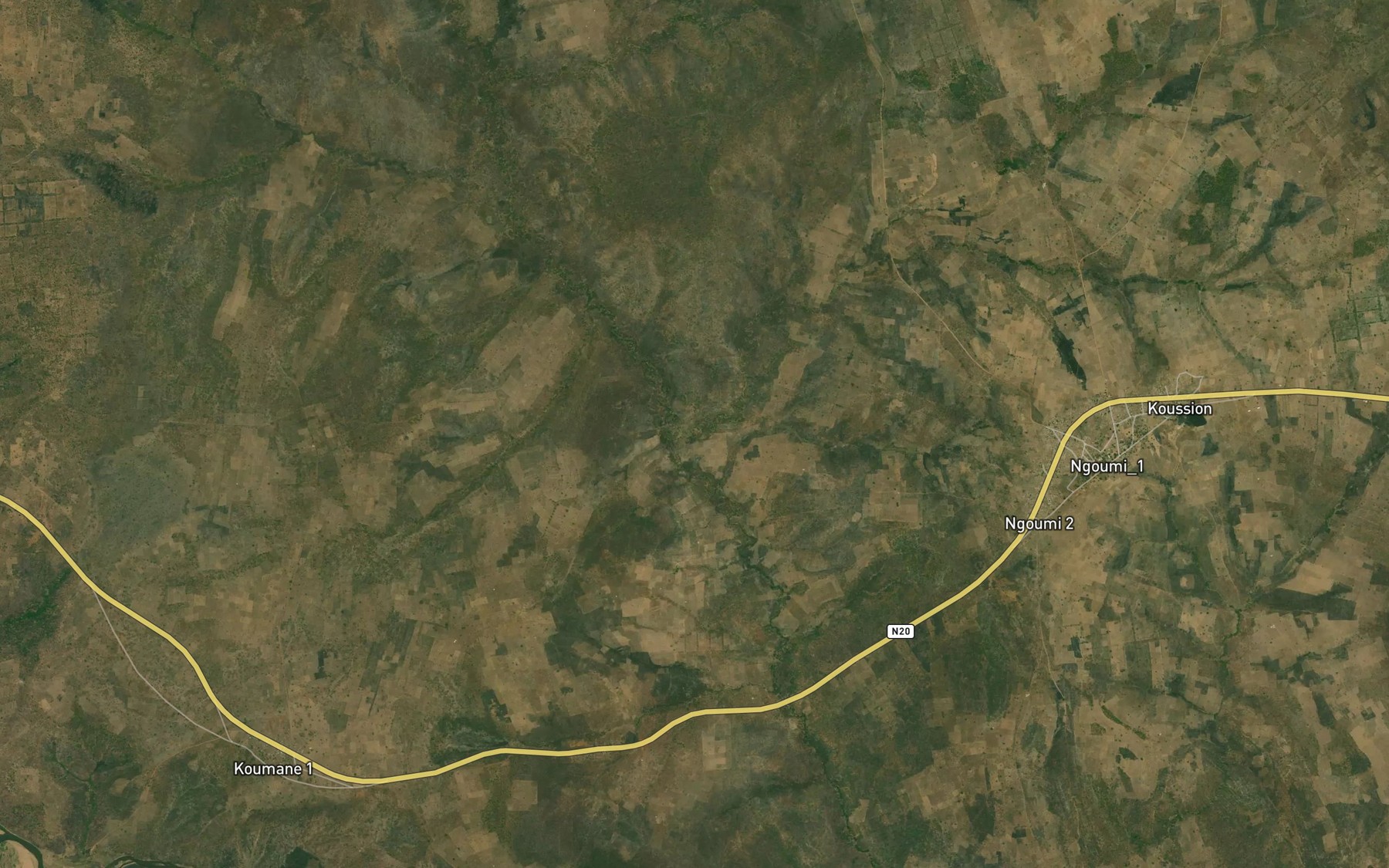Satellite map of the So