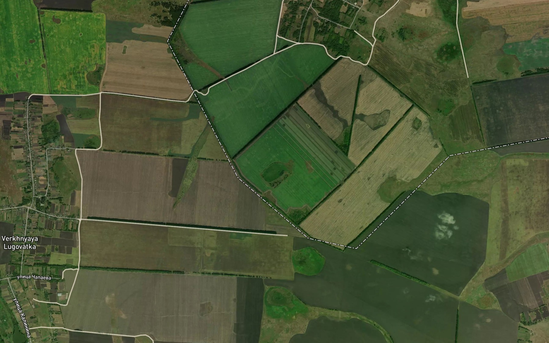 Satellite map of the Ozero Polevoye
