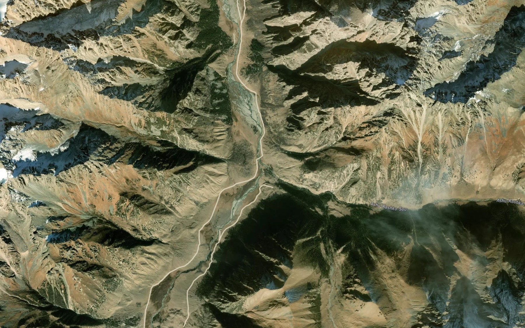 Satellite map of the Dzhukashkasu