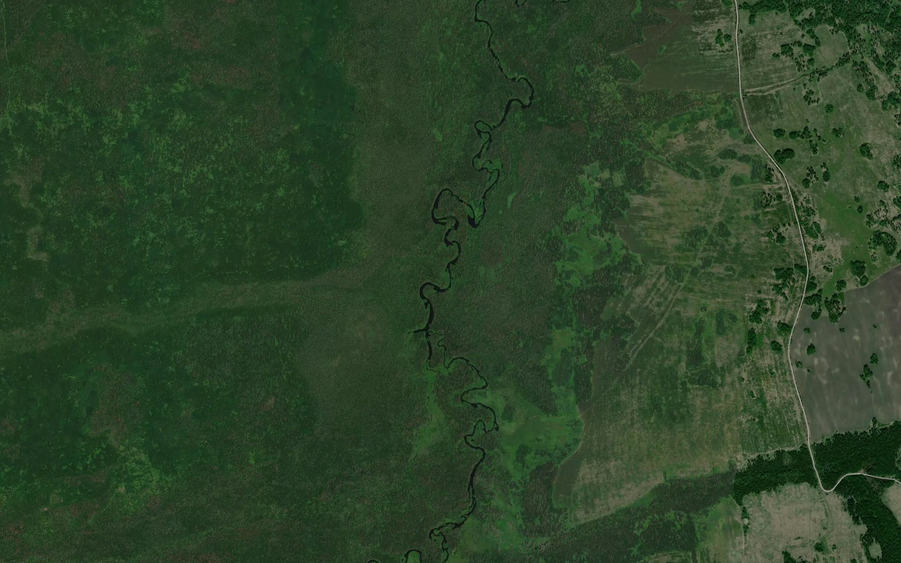 Satellite map of the Chertushka