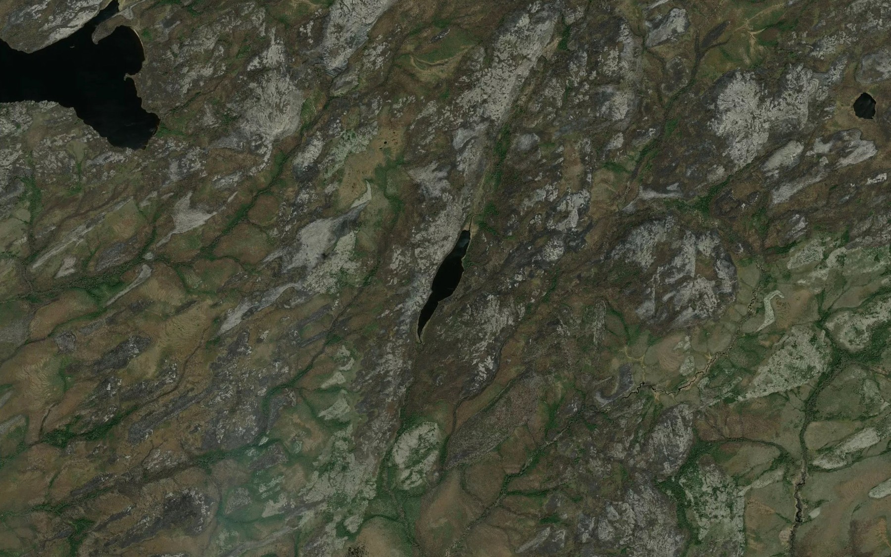 Satellite map of the Lac Kawistischiuch