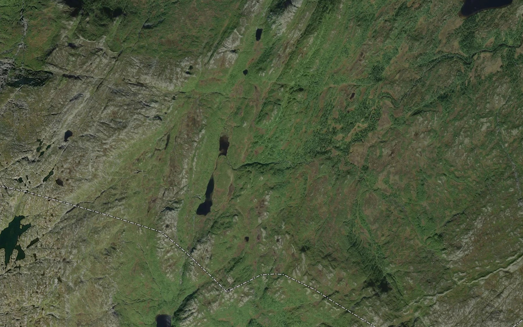 Satellite map of the Lauvlibekken