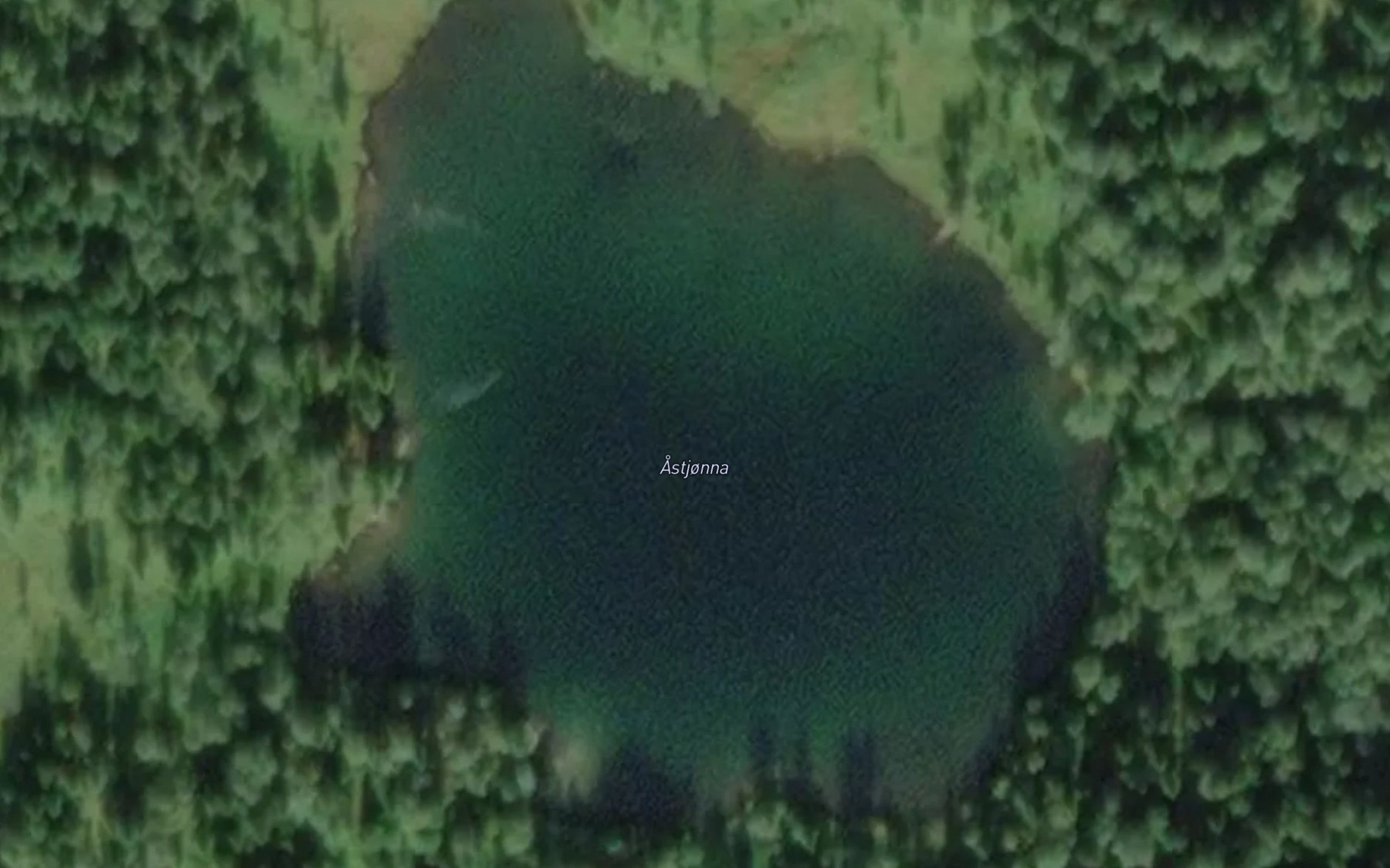 Satellite map of the Astjorna