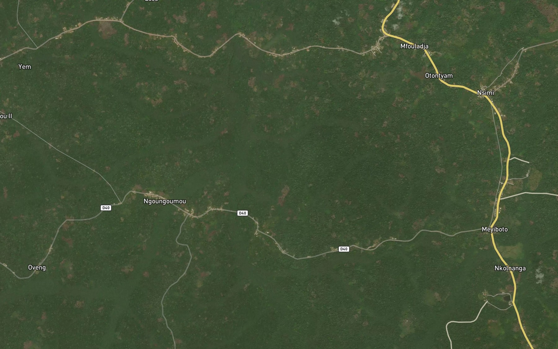 Satellite map of the Nko