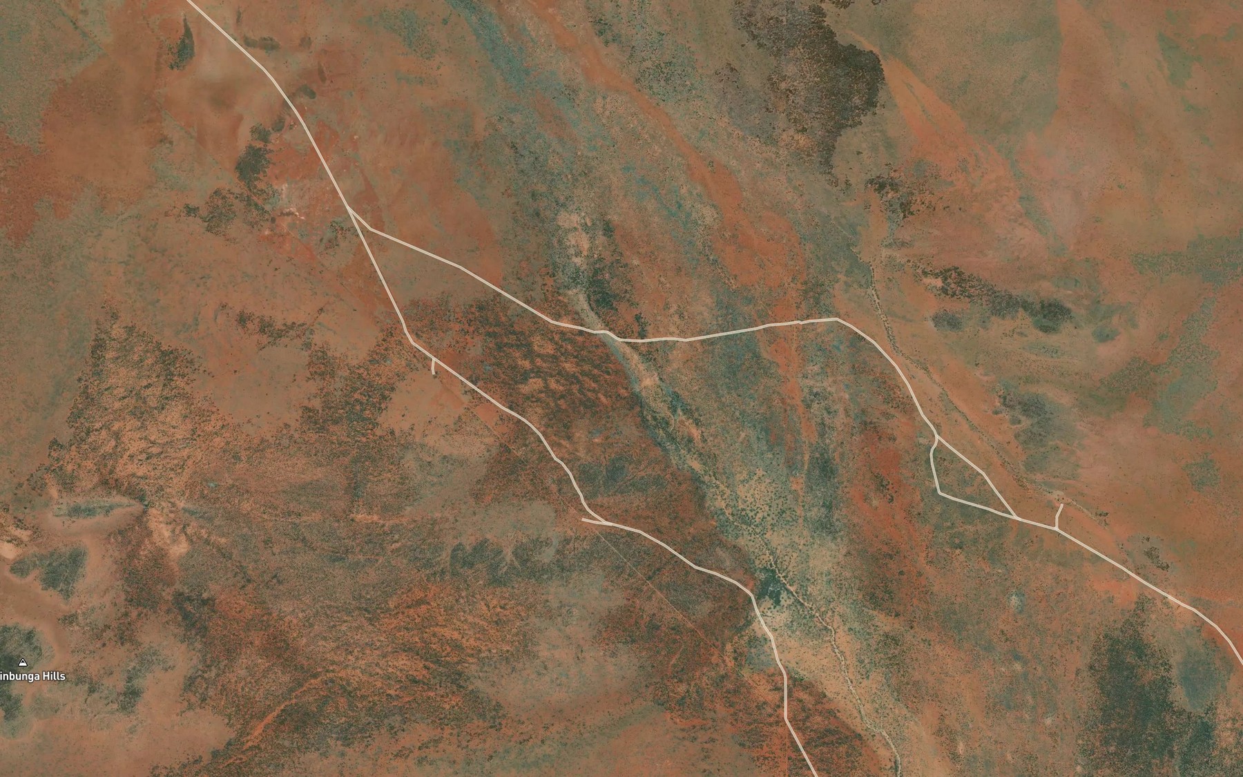Satellite map of the Keridi Creek
