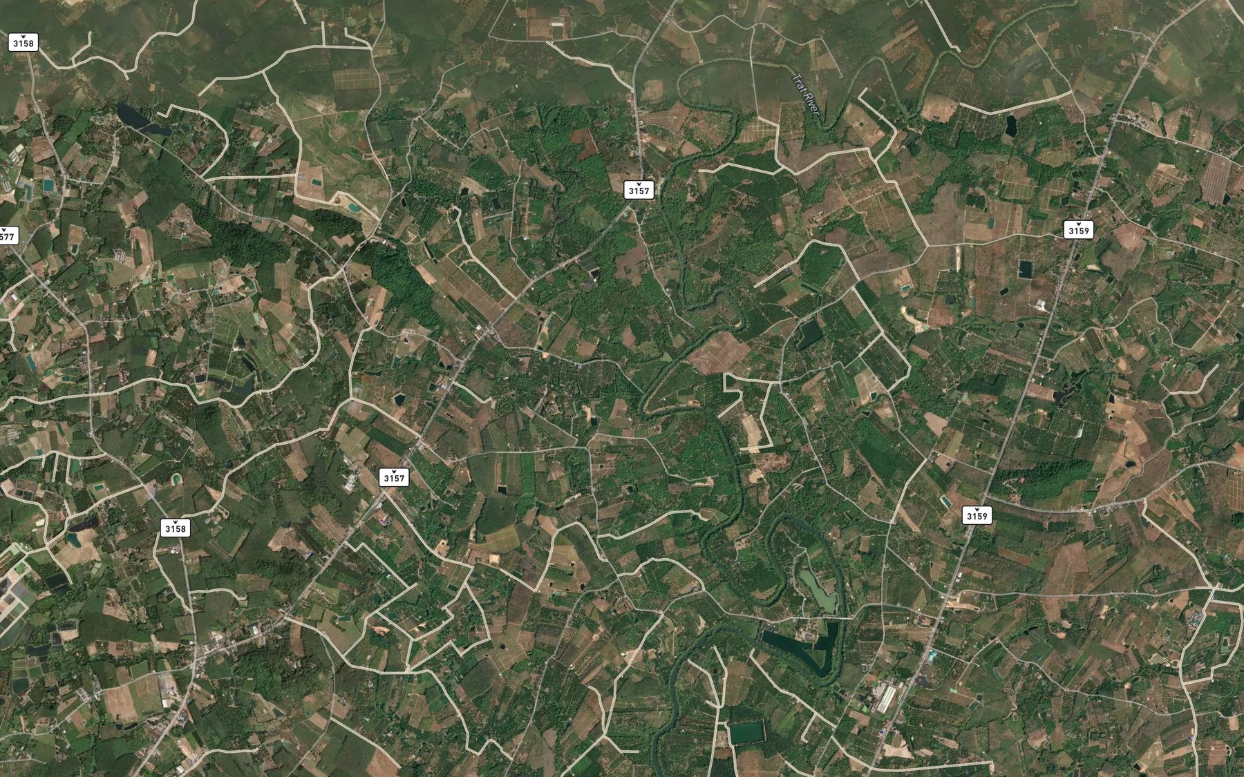 Satellite map of the Ang Kep Nam Khlong Padao