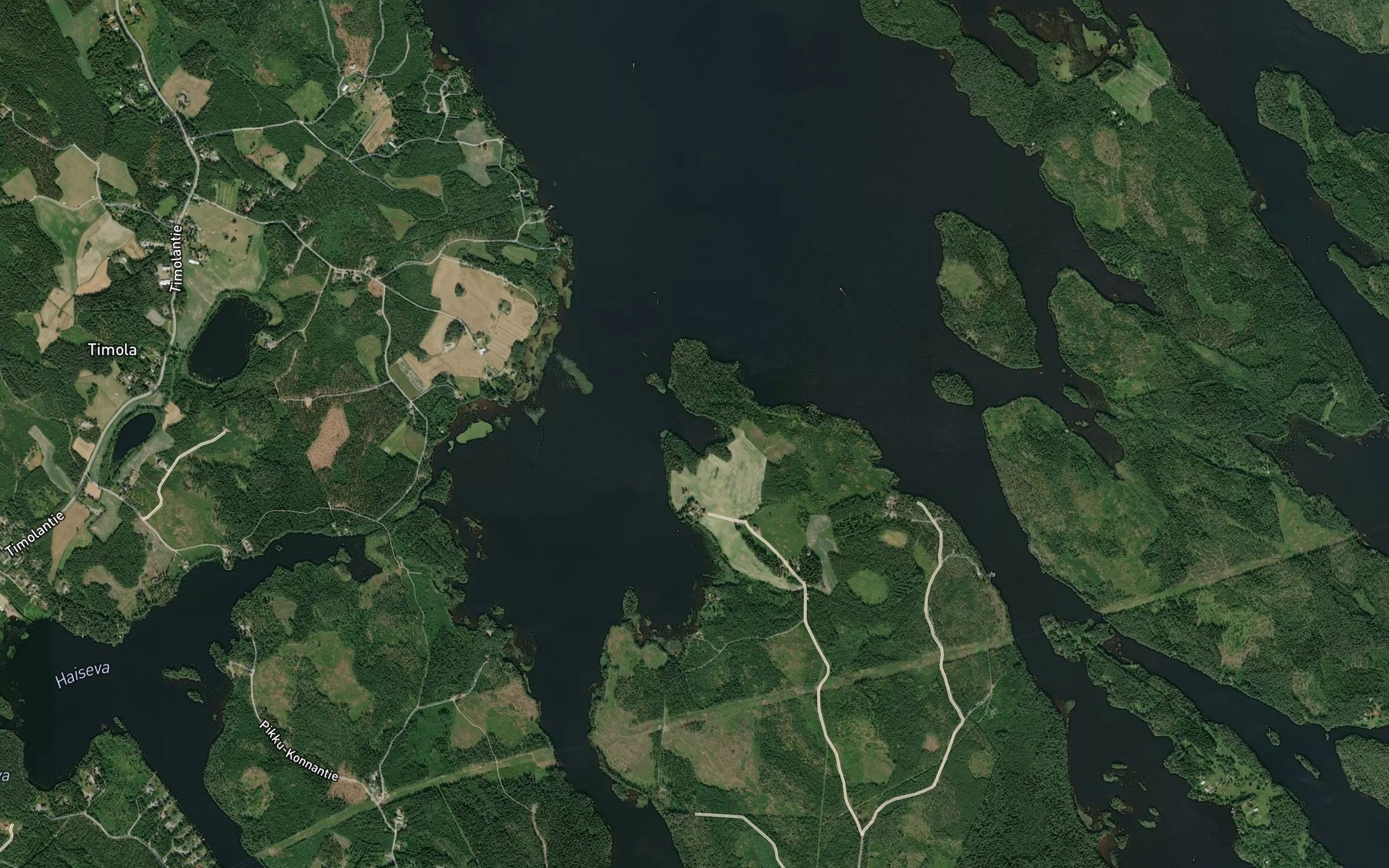Satellite map of the Sinikonlahti