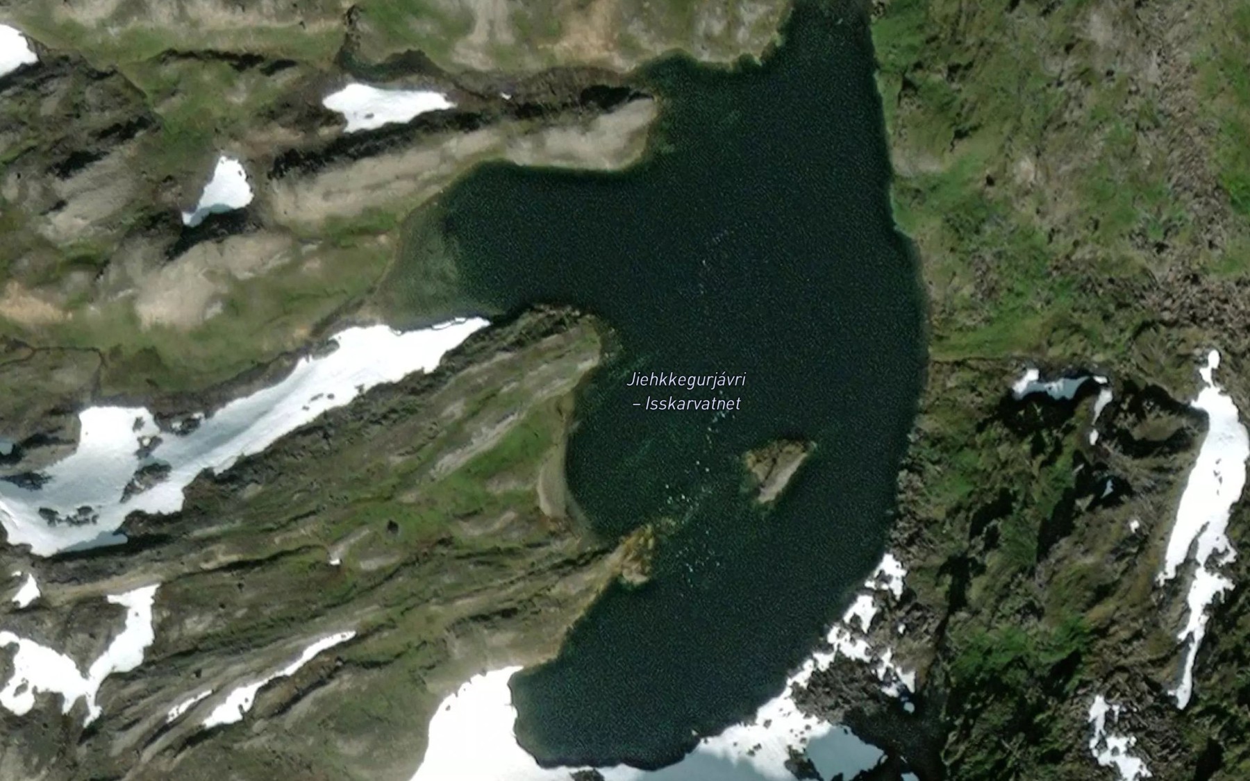 Satellite map of the Isskardvatnet