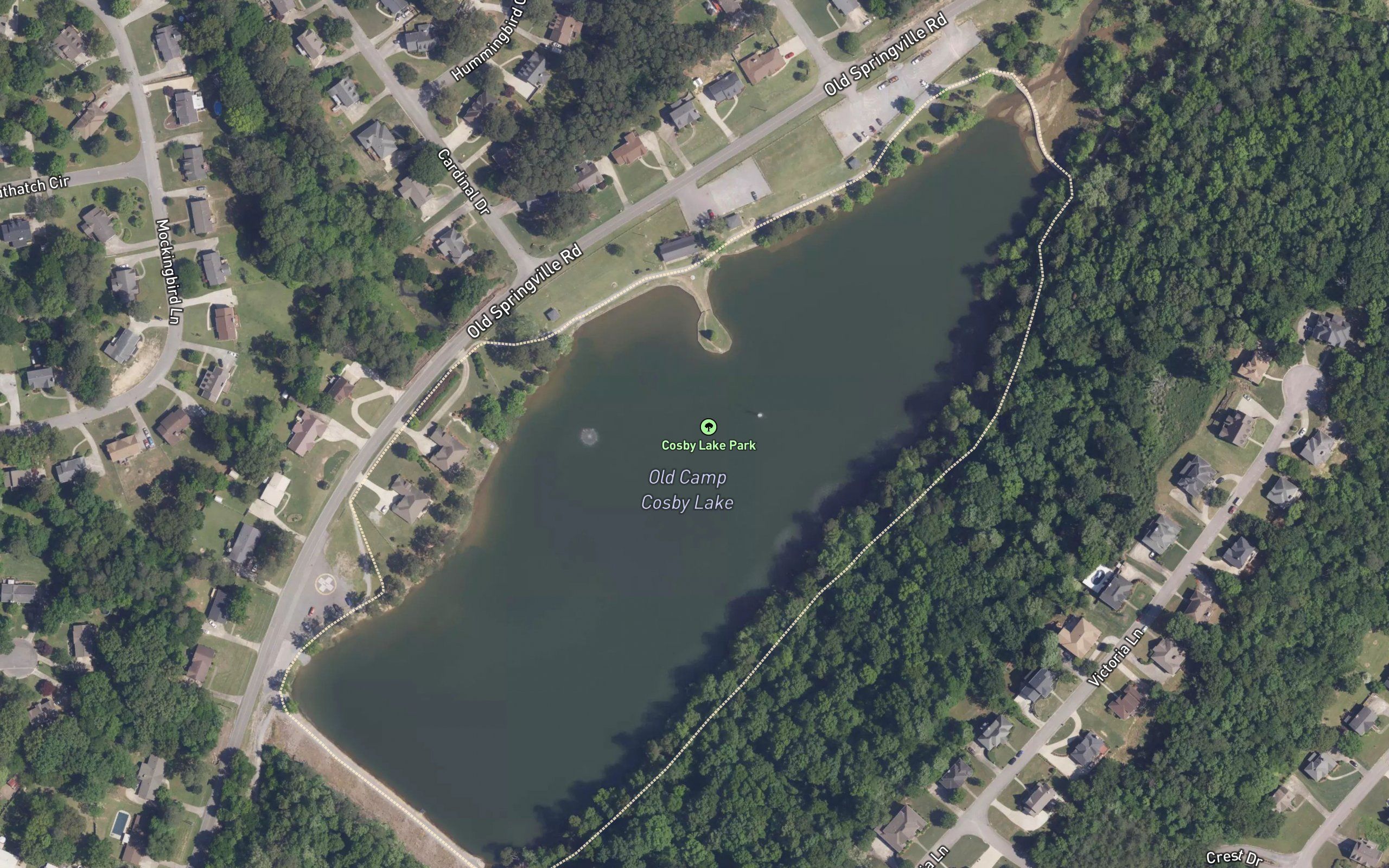 Old Camp Cosby Lake