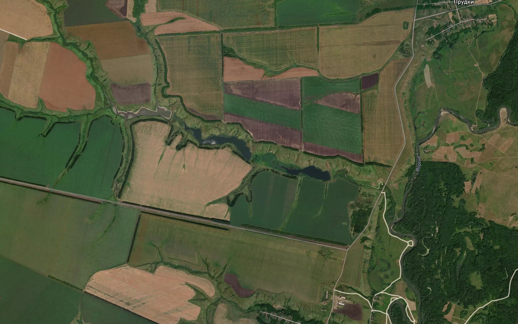 Satellite map of the Ovrag Vyazovyy