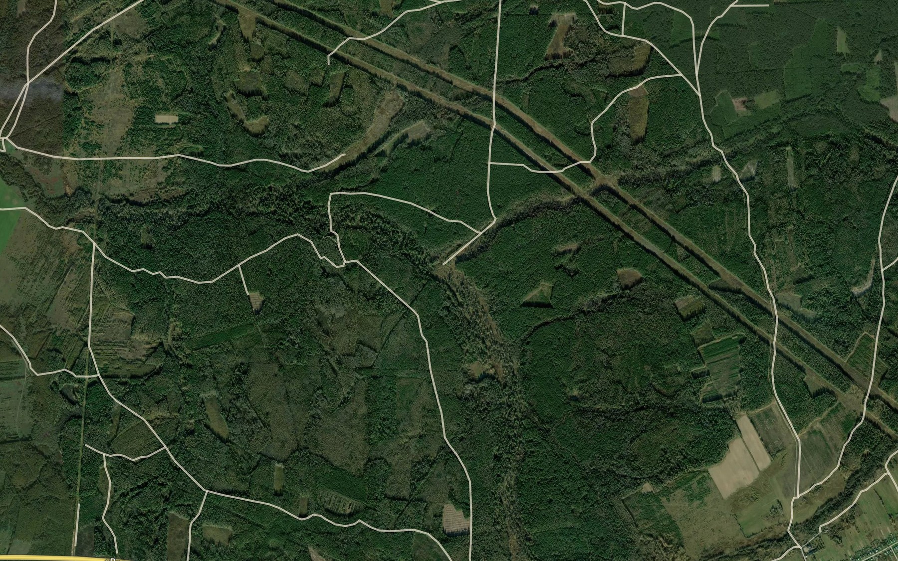 Satellite map of the Ruchey Yastreb