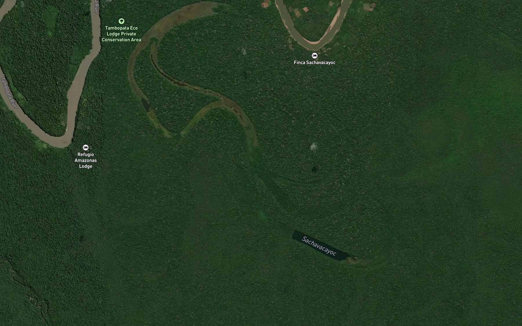 Satellite map of the Quebrada Condenado
