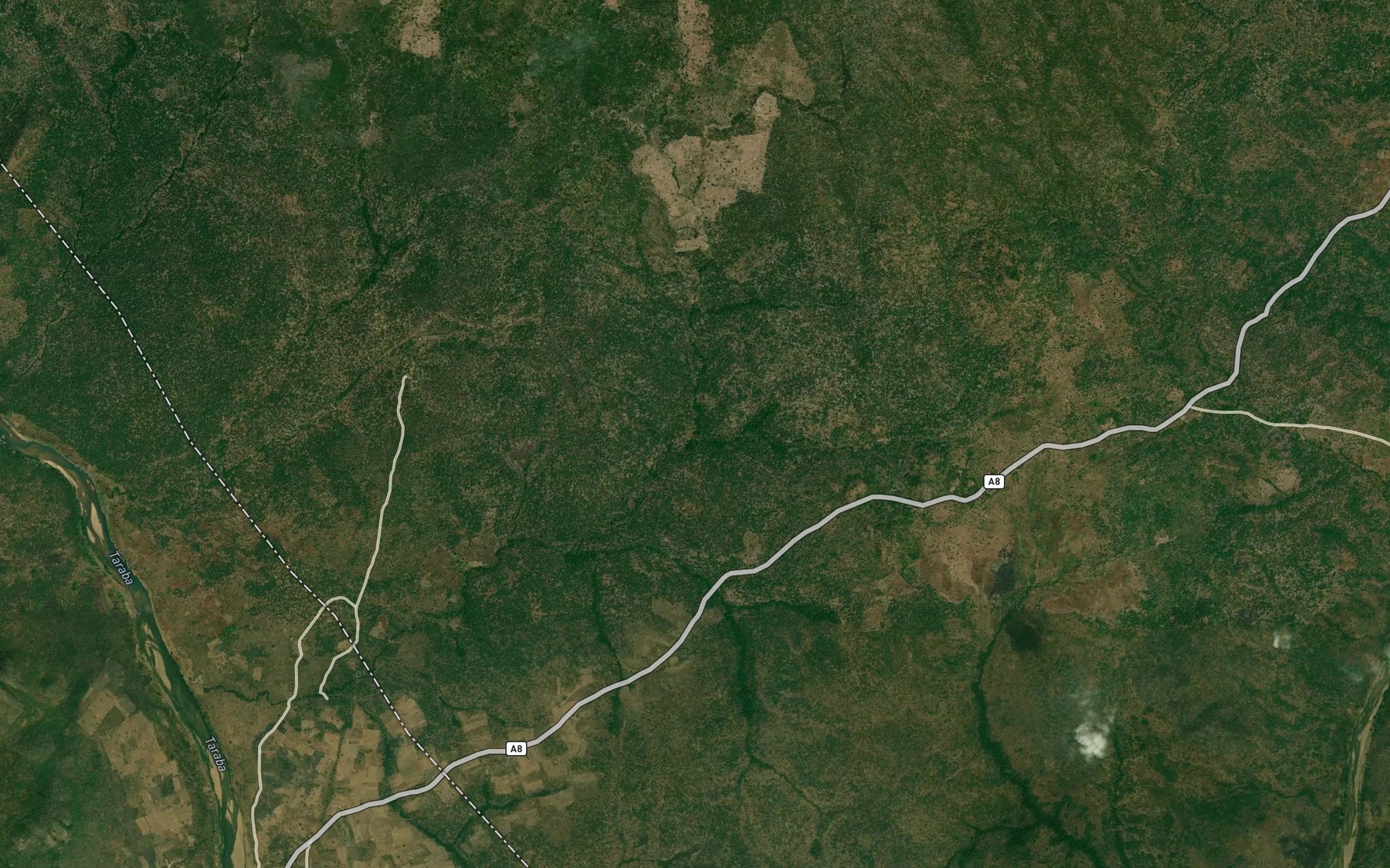 Satellite map of the RiverDango