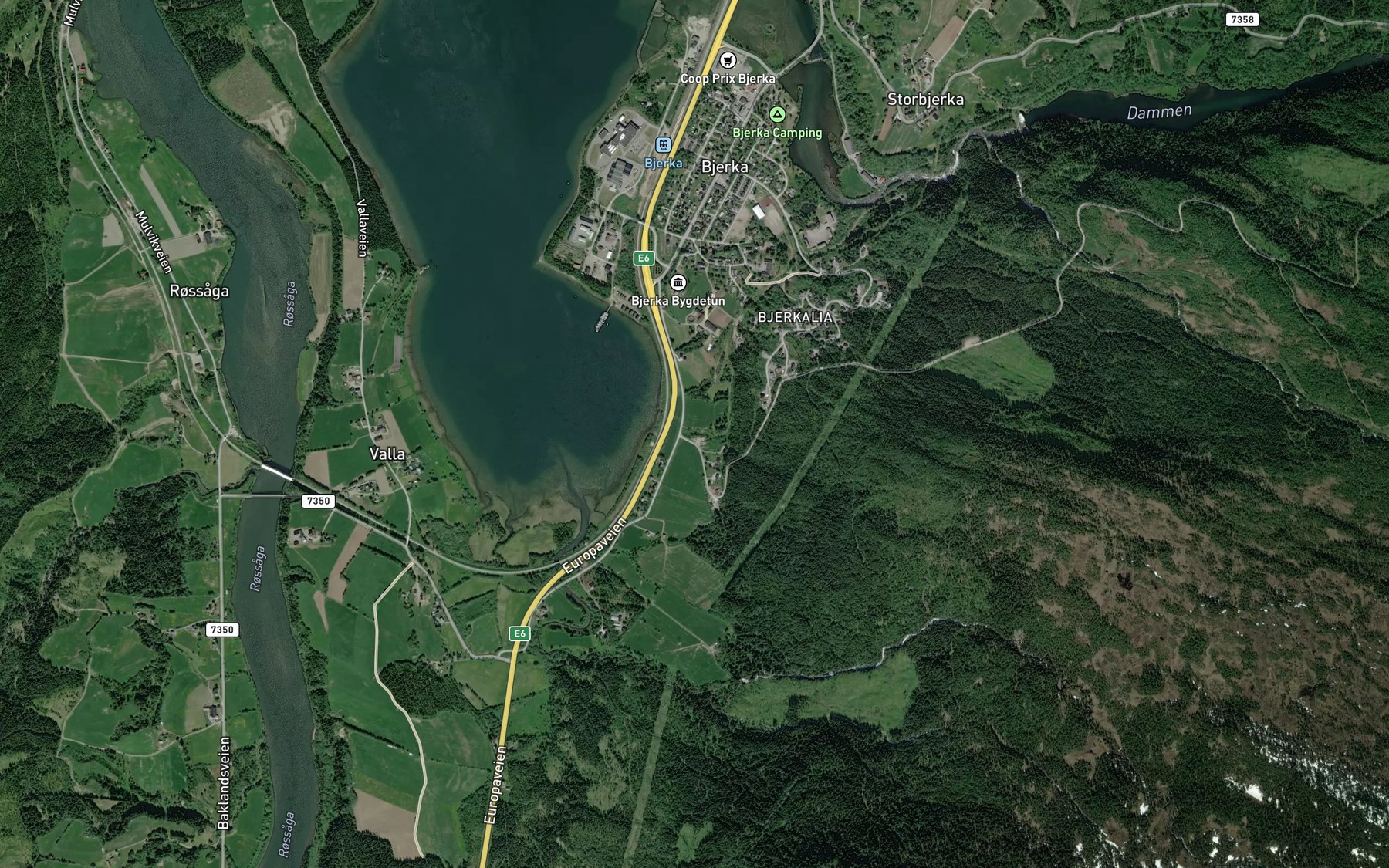 Satellite map of the Litjstrandbekken