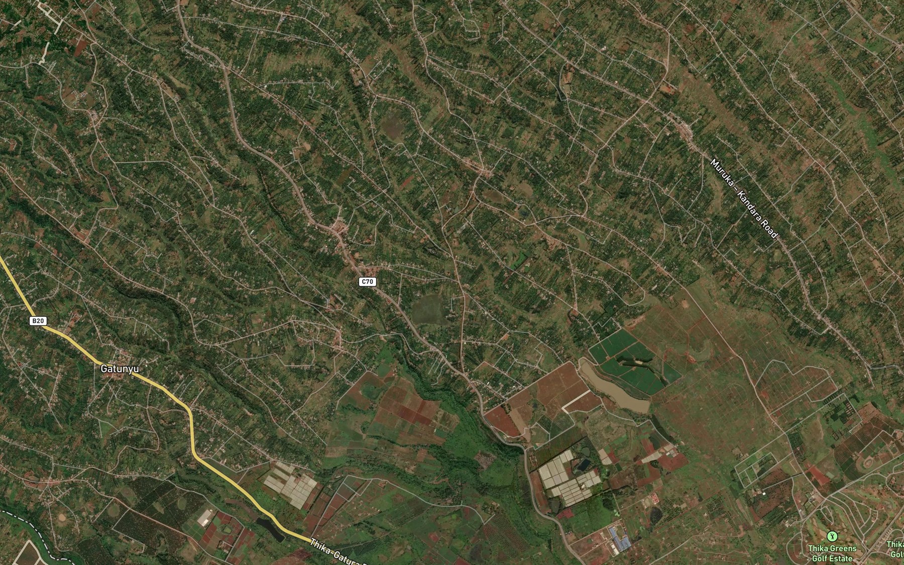 Satellite map of the Mea