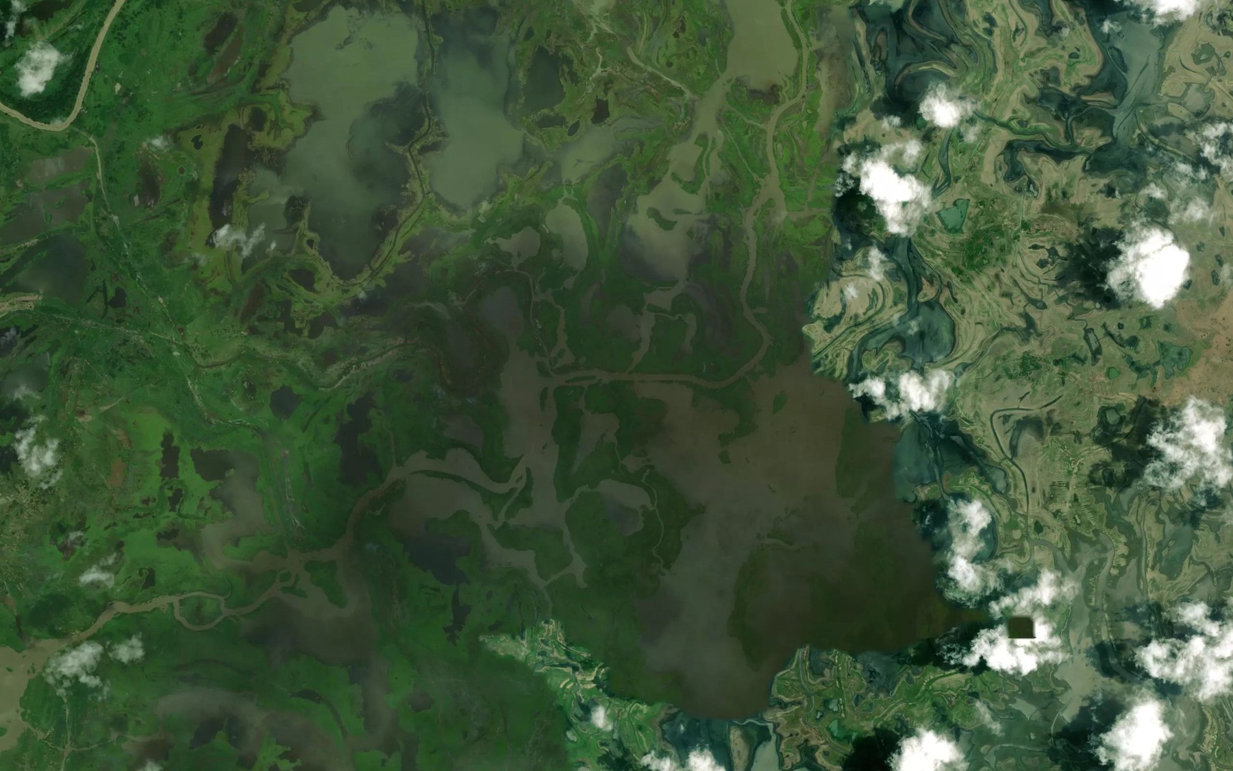 Satellite map of the Cano Misalo
