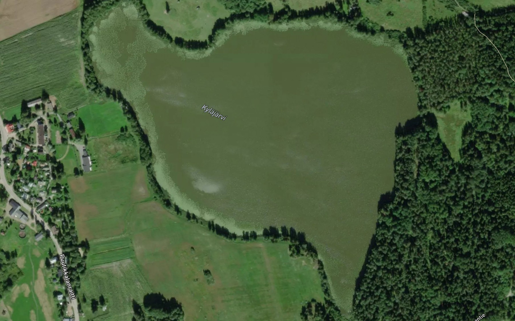 Satellite map of the Kylajarvi