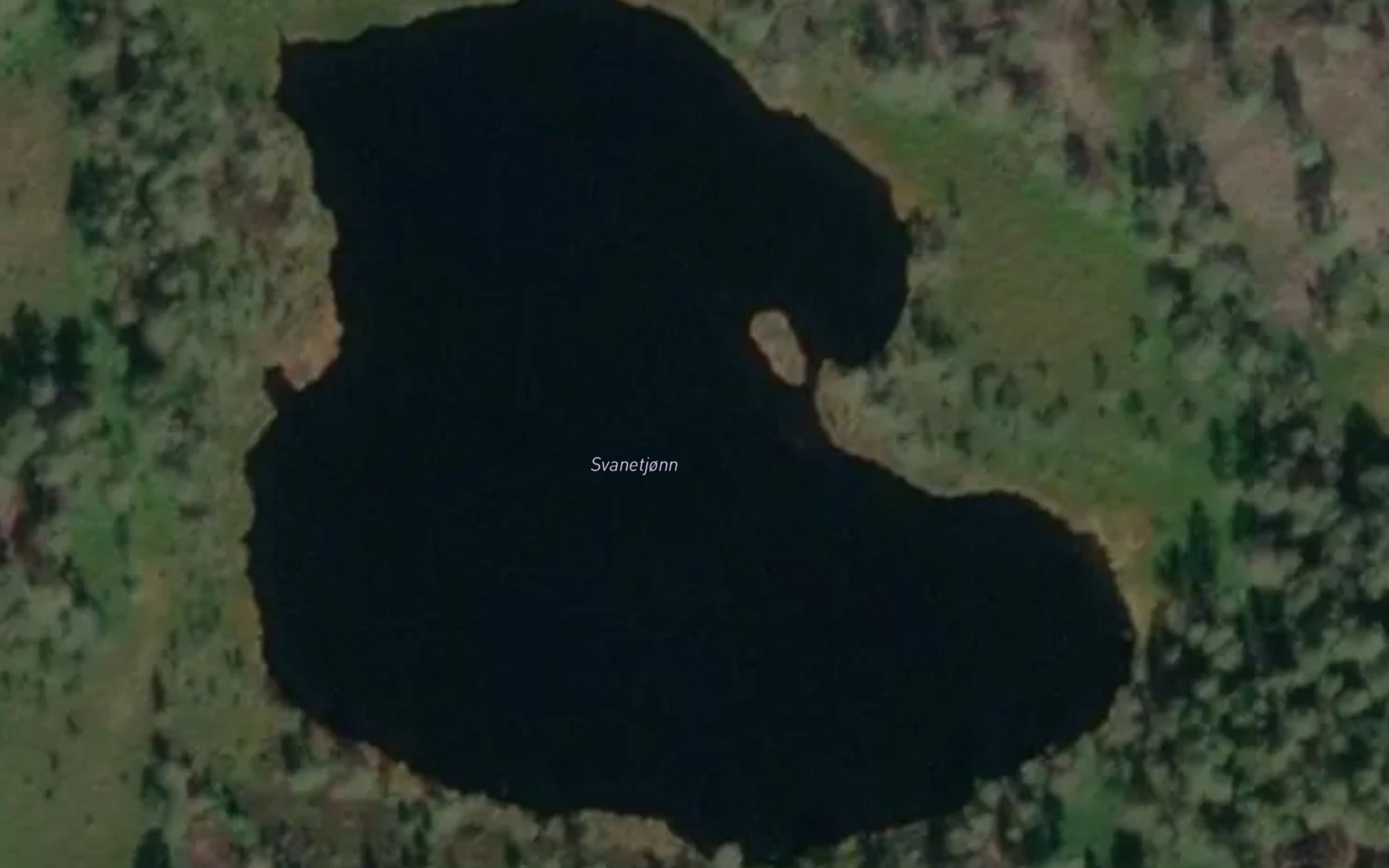 Satellite map of the Svanetjorn