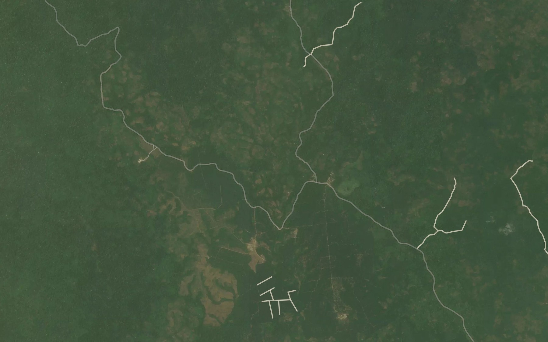 Satellite map of the Pete