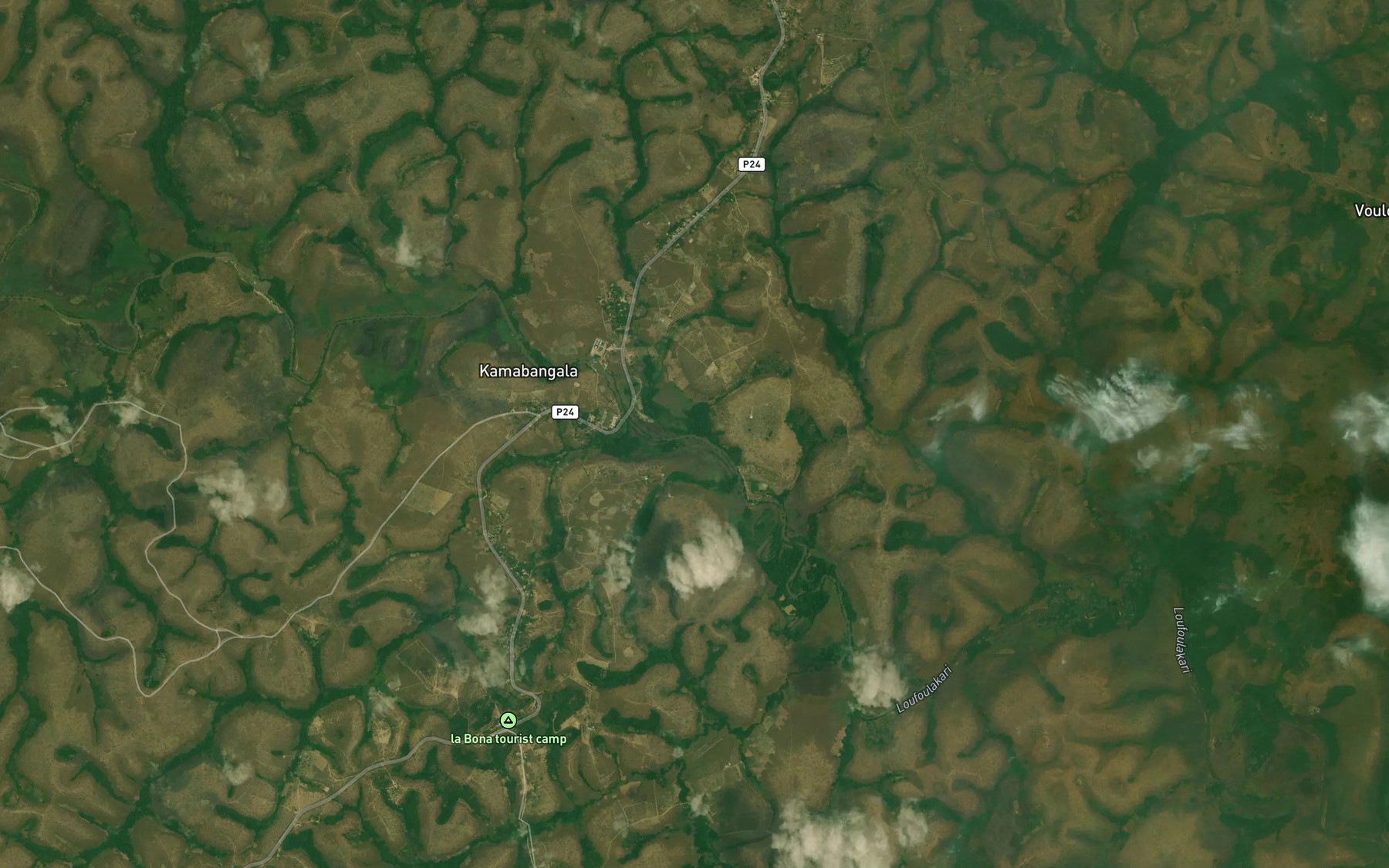 Satellite map of the Kinnkibouka
