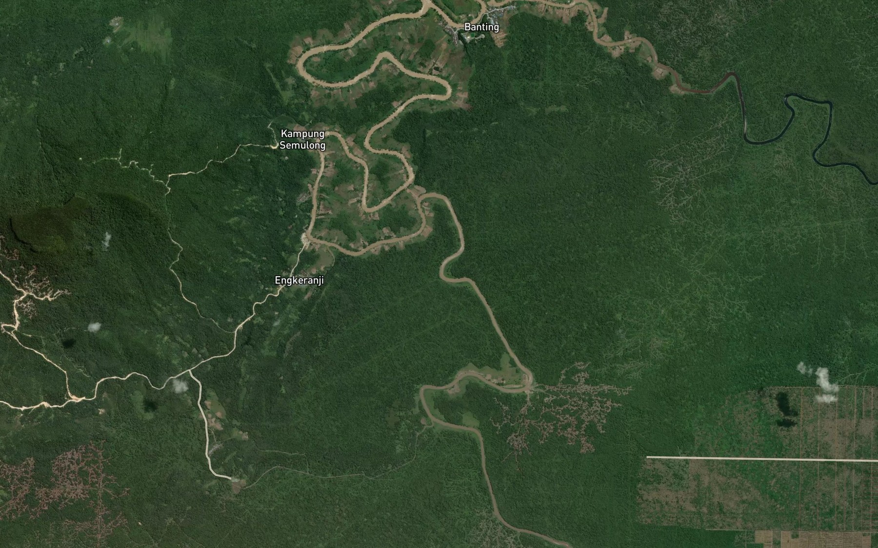 Satellite map of the Lubok Tungkang