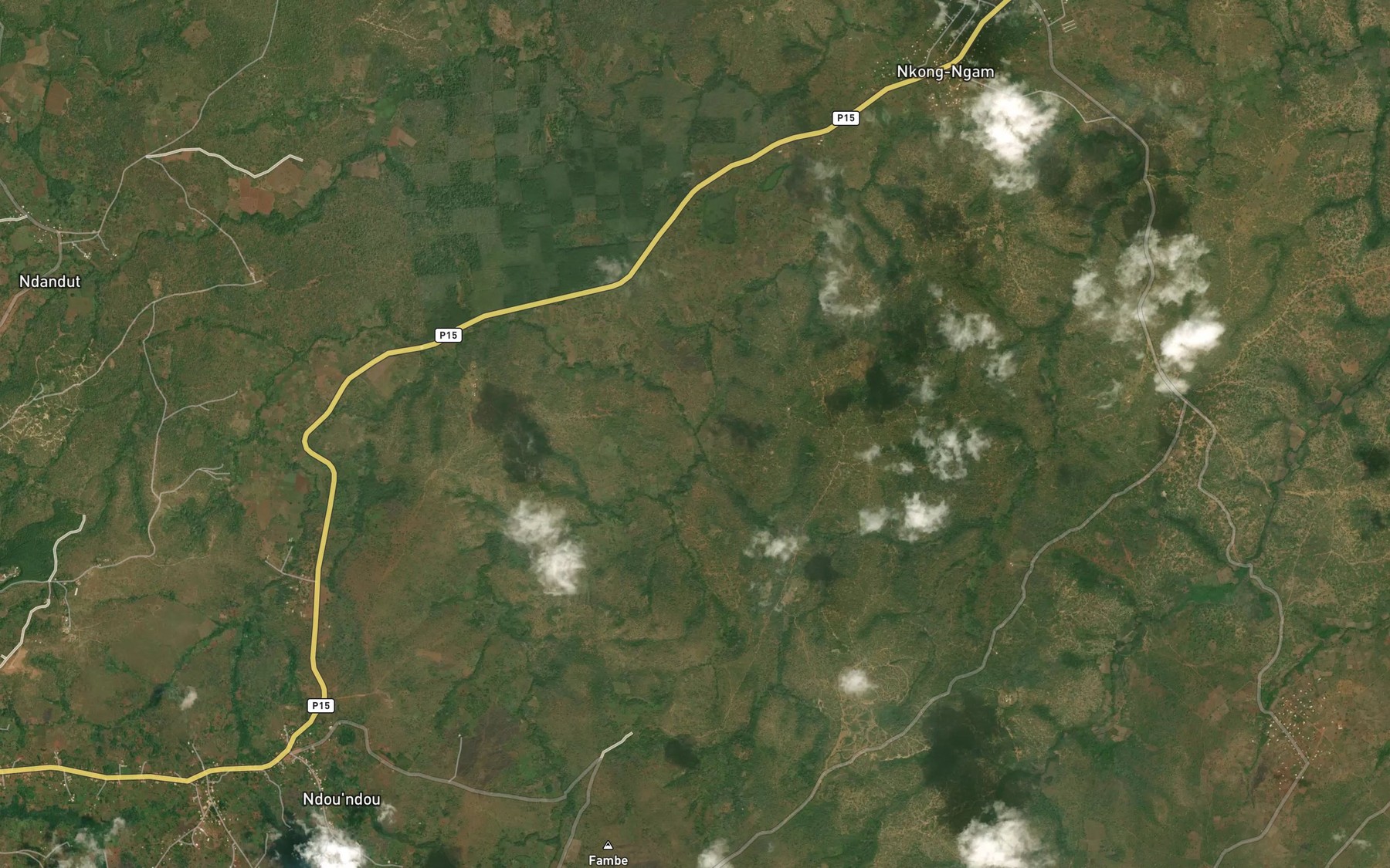 Satellite map of the Ndet