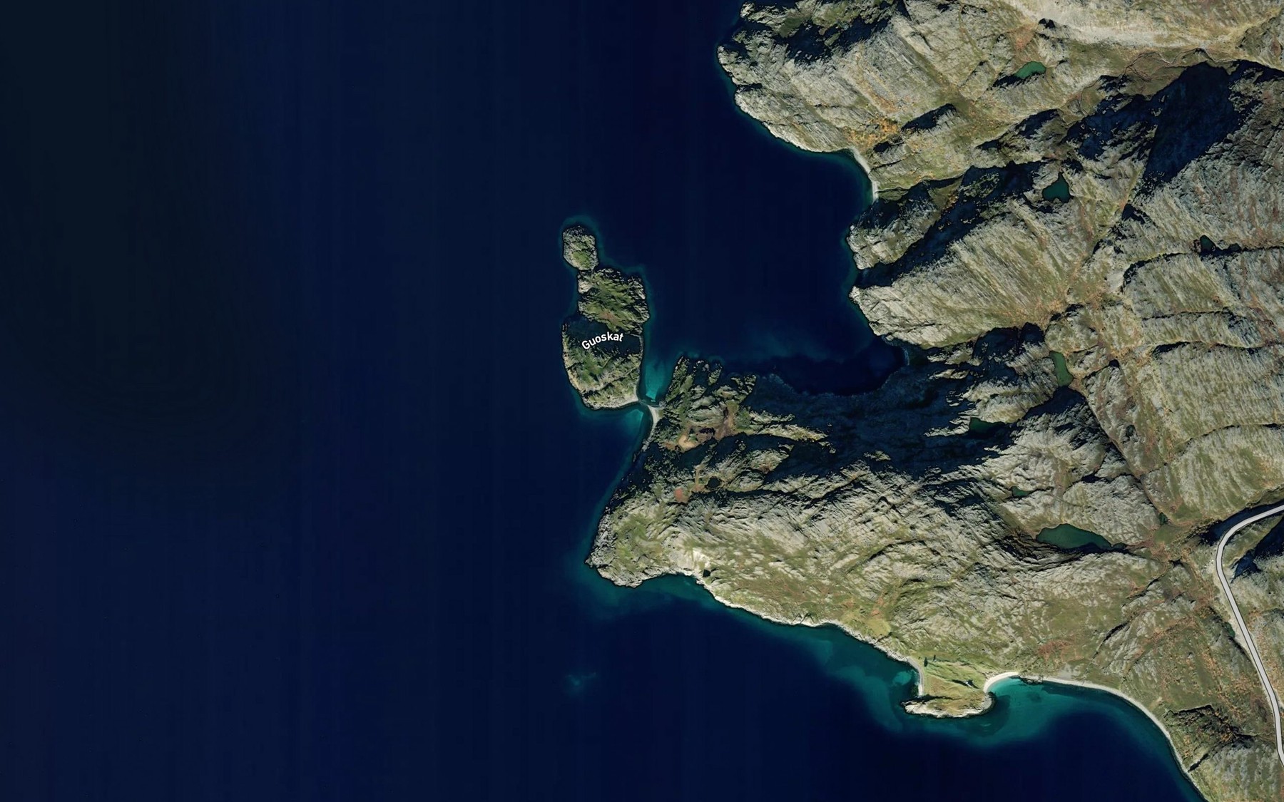 Satellite map of the Valen