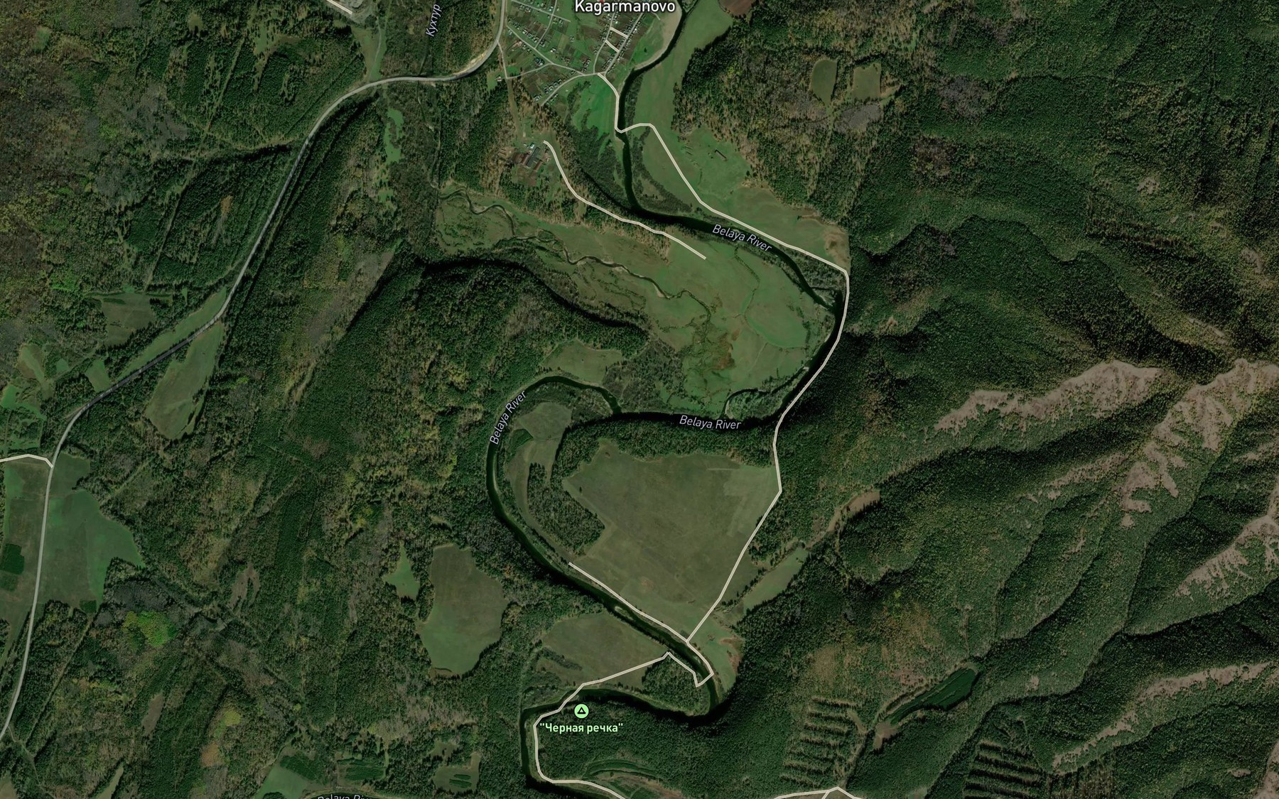 Satellite map of the Kukhtur