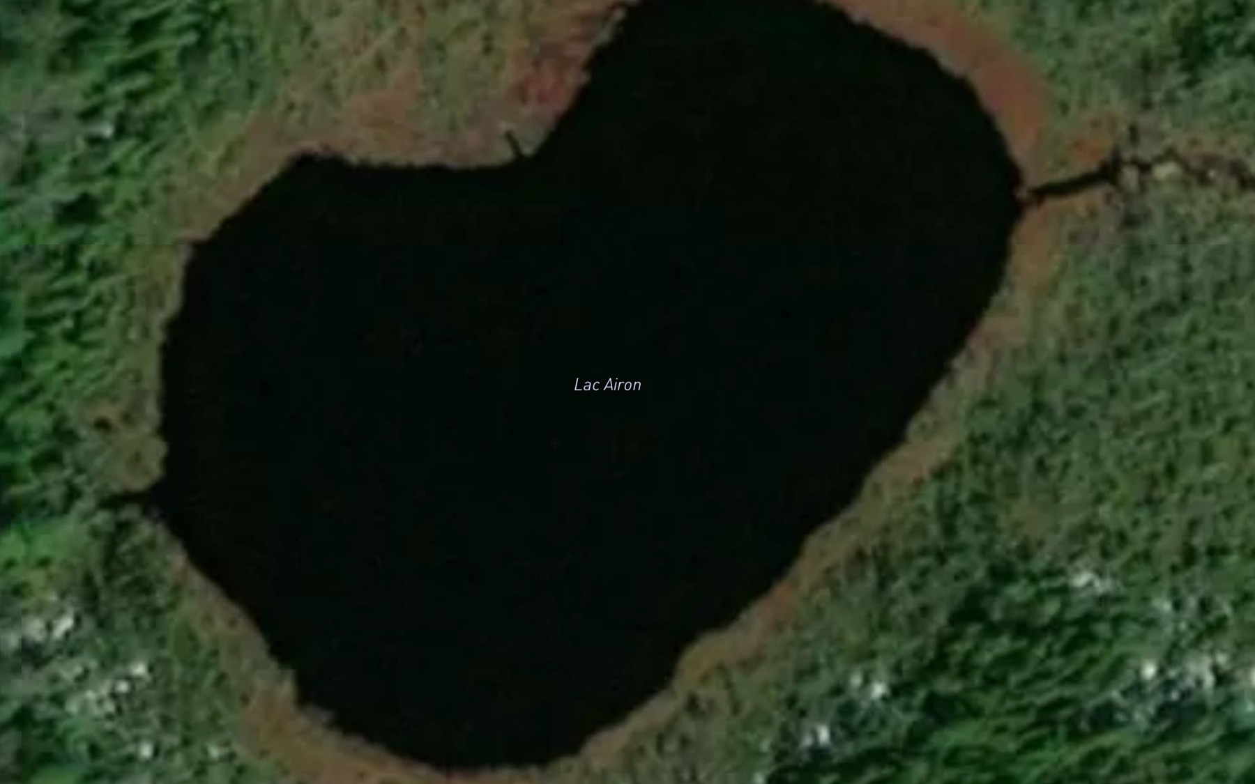 Satellite map of the Lac Airon