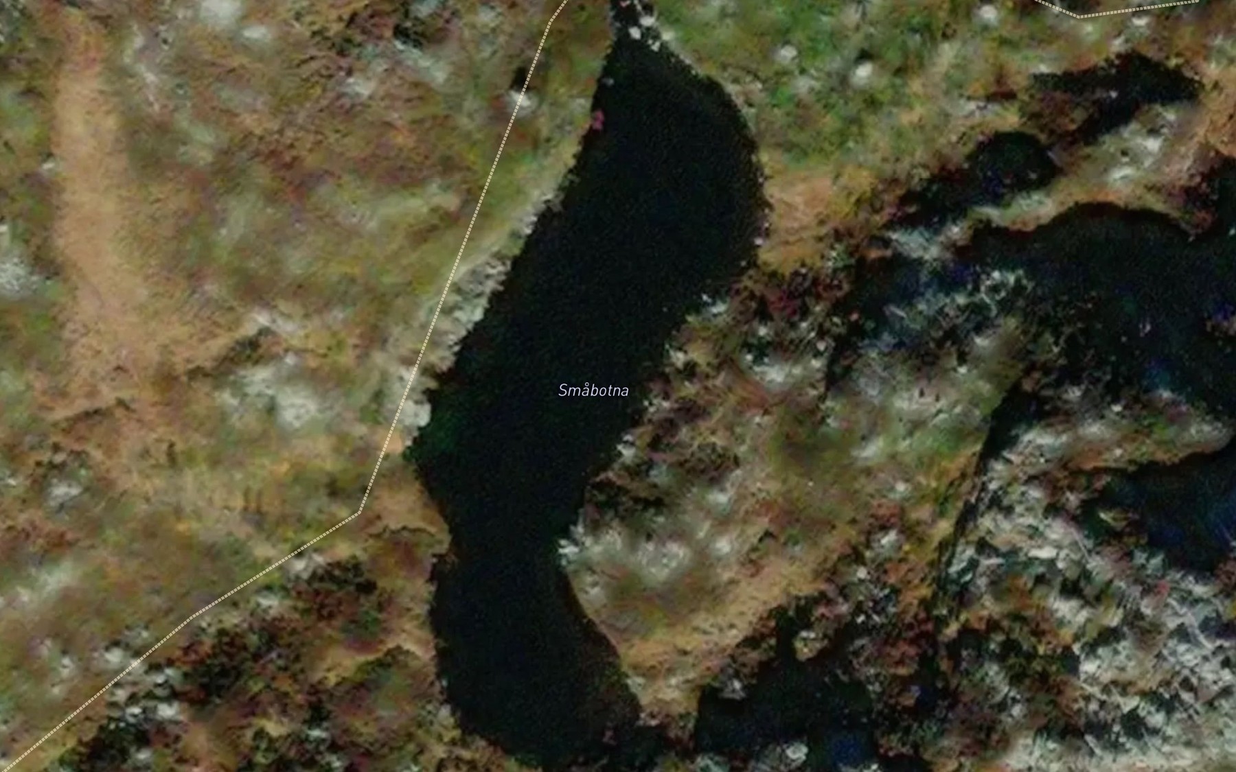 Satellite map of the Smabotna